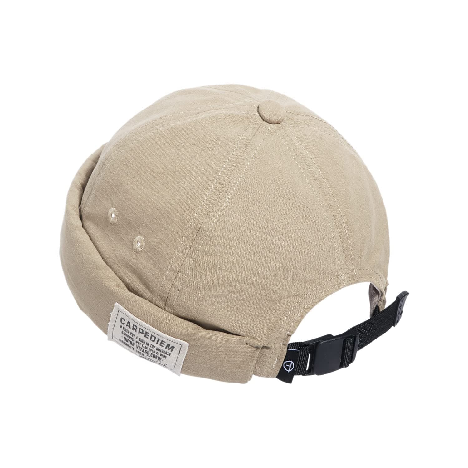 Hats for Men - Brimless Cap, Retro Strapback, Adjustable Landlord Skullcap, Gd43-beige, One size