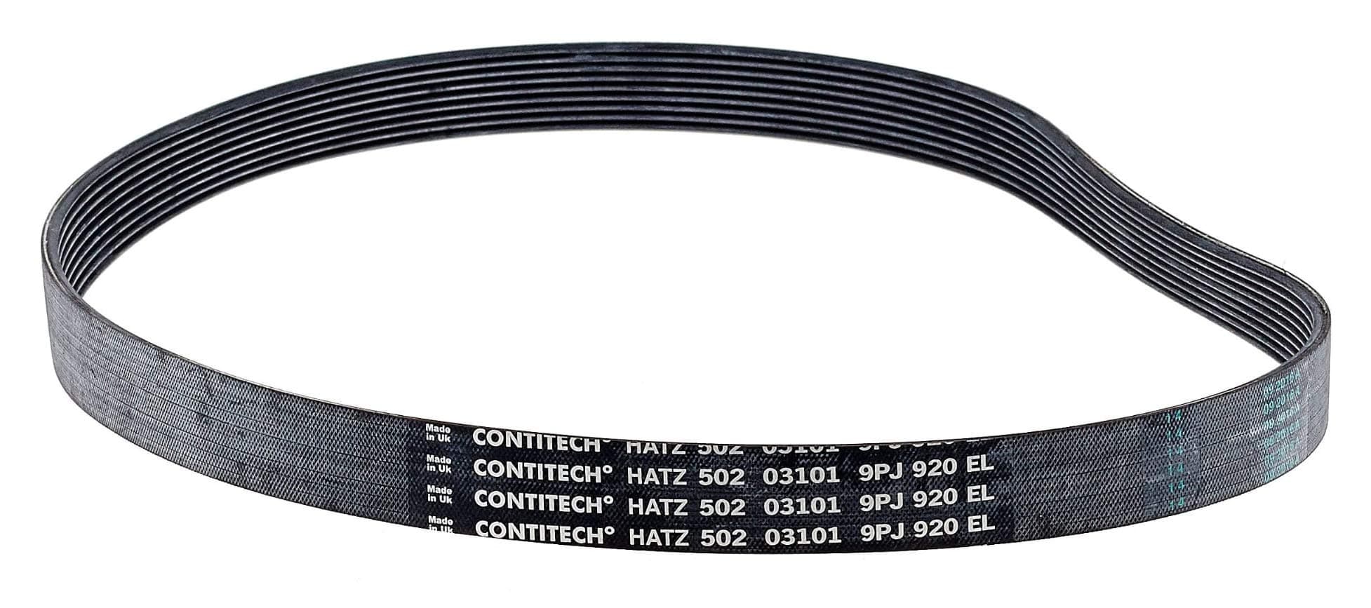 Hatz Diesel V Belt 9J 920 for Car, V-Belt, Automotive V-Belts, 2L41C, 2L31C, 2L40C, 3L31C Engines