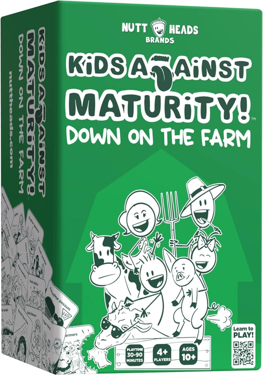 Kids Against Maturity: Funny Family Card Game for Kids Ages 10+ & Parents, Teens & Adults | Hilarious Party Game for Family Game Night | Super Fun (Farm Edition)