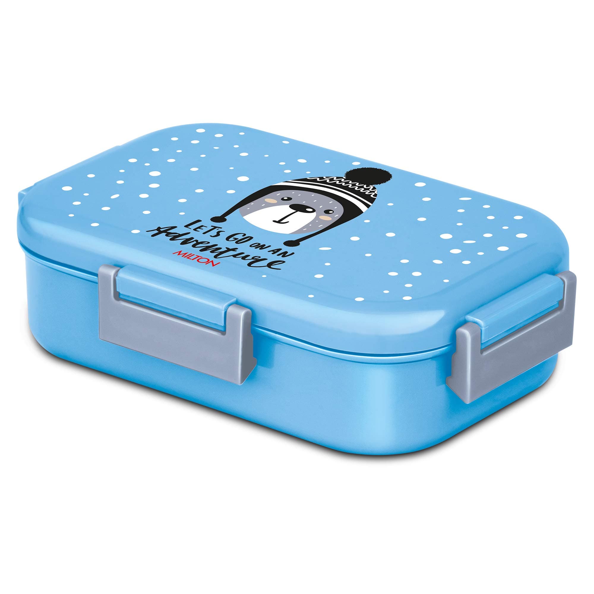 MILTON New Flatmate Inner Stainless Steel Tiffin Box, 700 ml, Sky Blue | Food Grade | School Lunch Box | Picnic