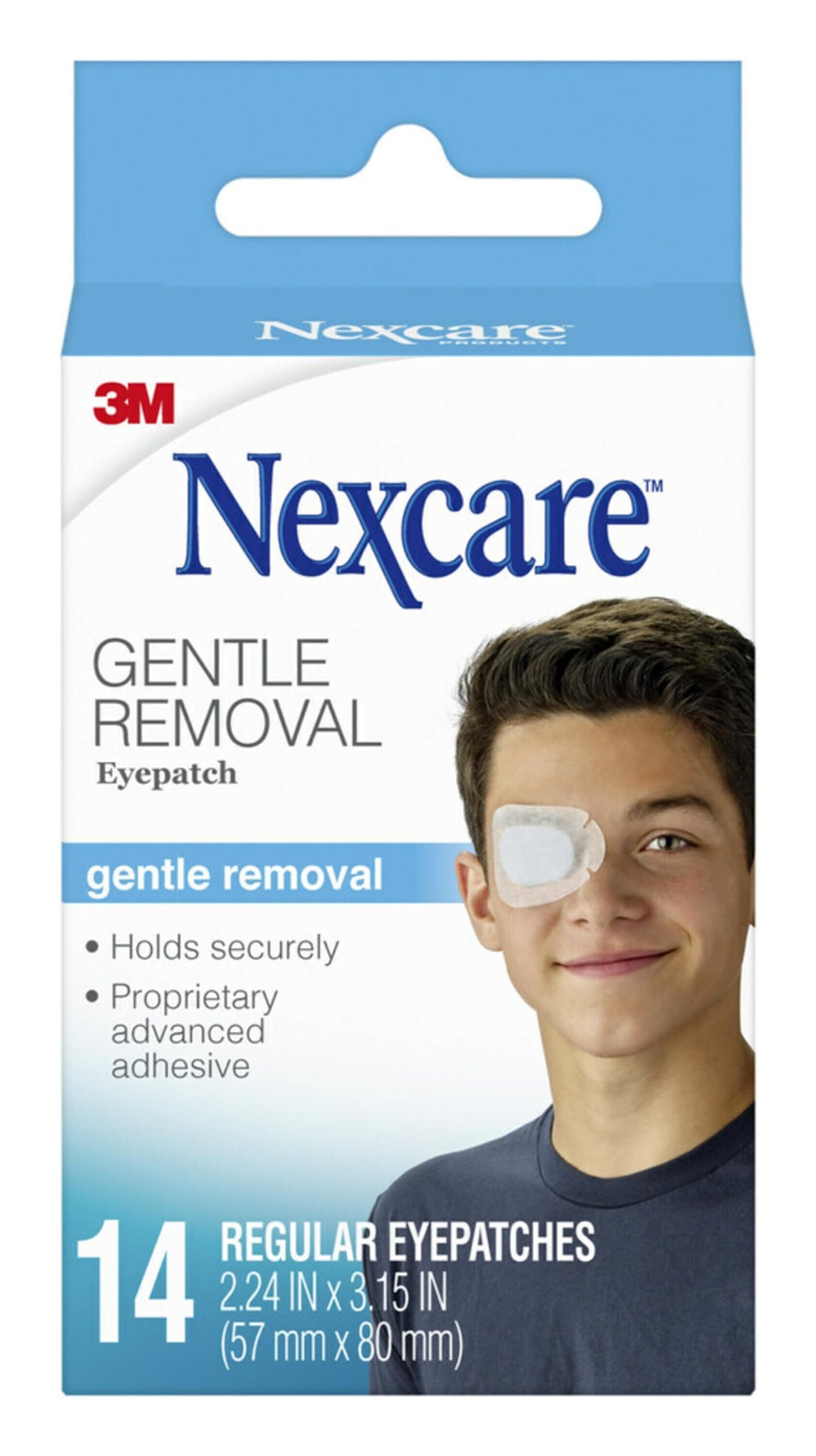 Nexcare Gentle Removal Eye Patch, Regular Size