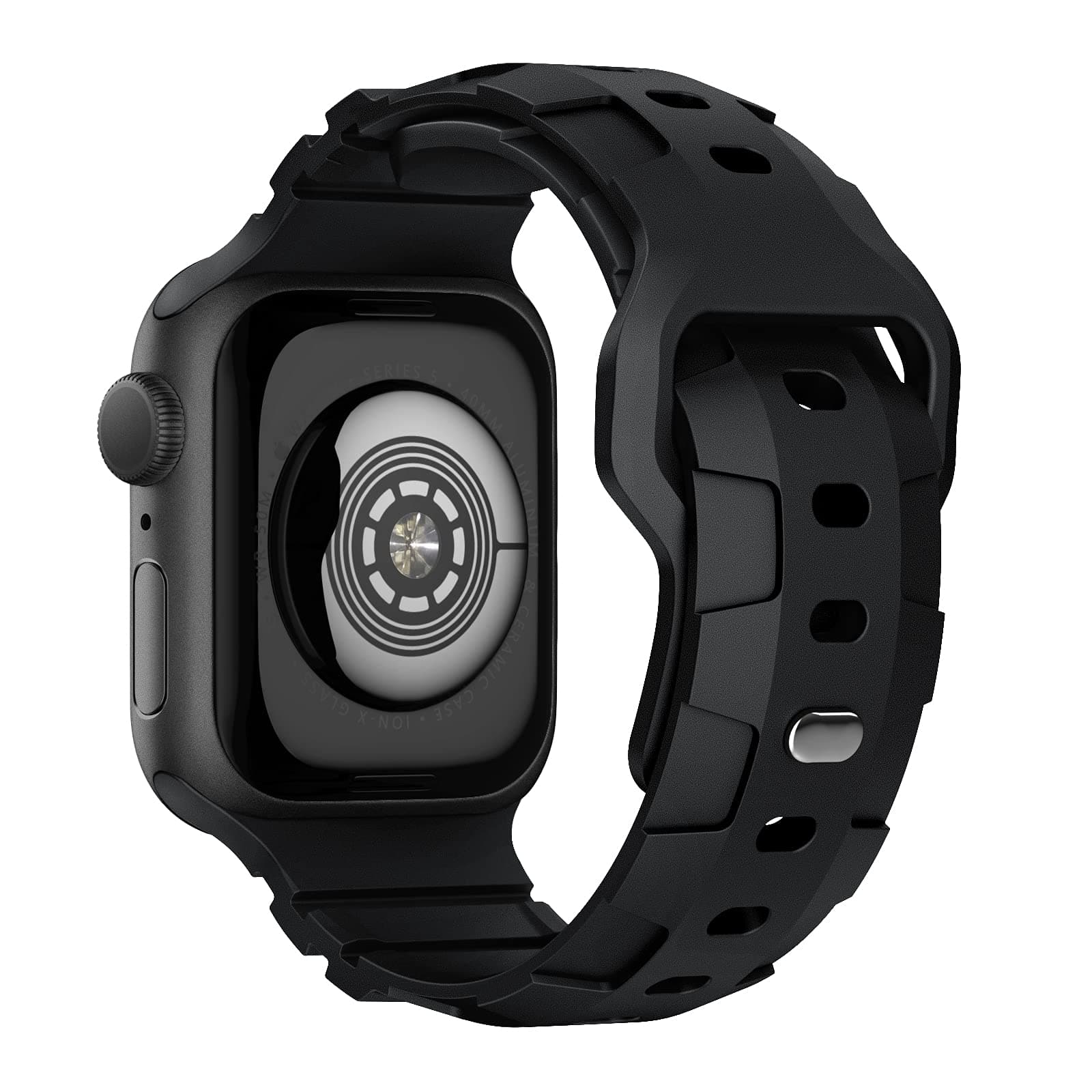 Recoppa Compatible with Apple Watch Band 49mm 45mm 44mm 42mm Band for Men Women, Soft Silicone Replacement Bands for iWatch Ultra 2 Series 9/8/7/6/5/4/SE, Black 42mm/44mm/45mm/49mm