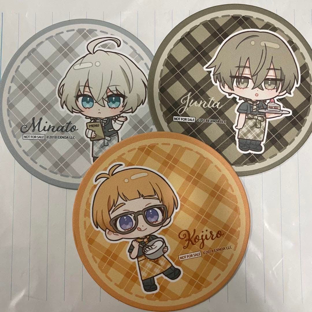 Winbo Collaboration Cafe Coaster Kojiro Maruyama Minato Iizuka Junta Mikage Iike