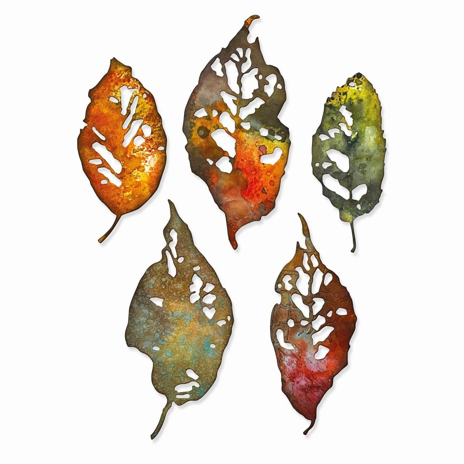 - Thinlits Die Set 5PK Leaf Fragments by Tim Holtz, 665559