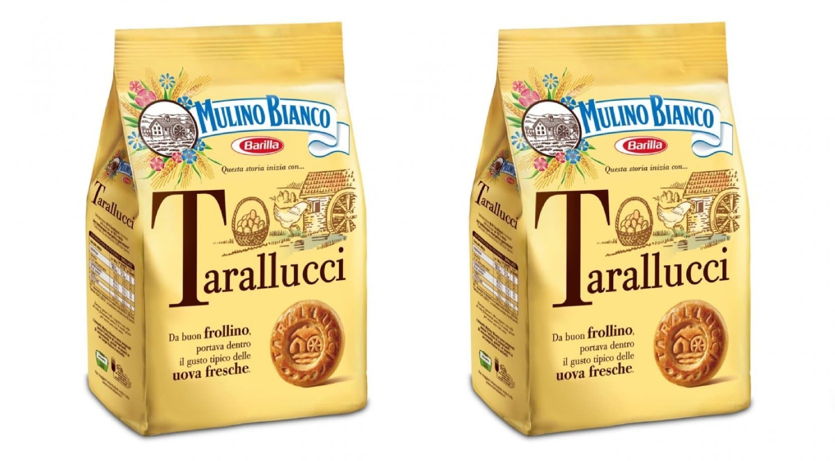 "Tarallucci" Biscuits made with fresh eggs 12.3 Oz (350g) - Pack of 2 [ Italian Import ]