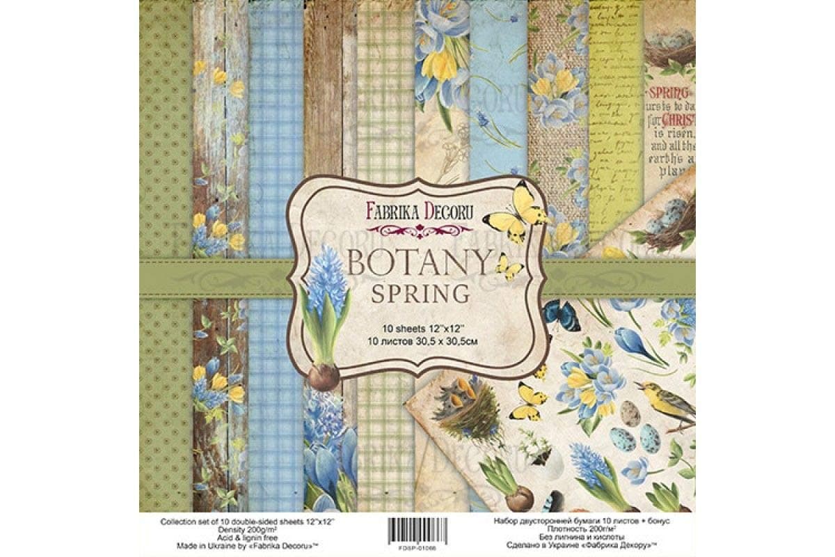 Scrapbooking Set Botany Spring Fabrika Decoru 30x30cm