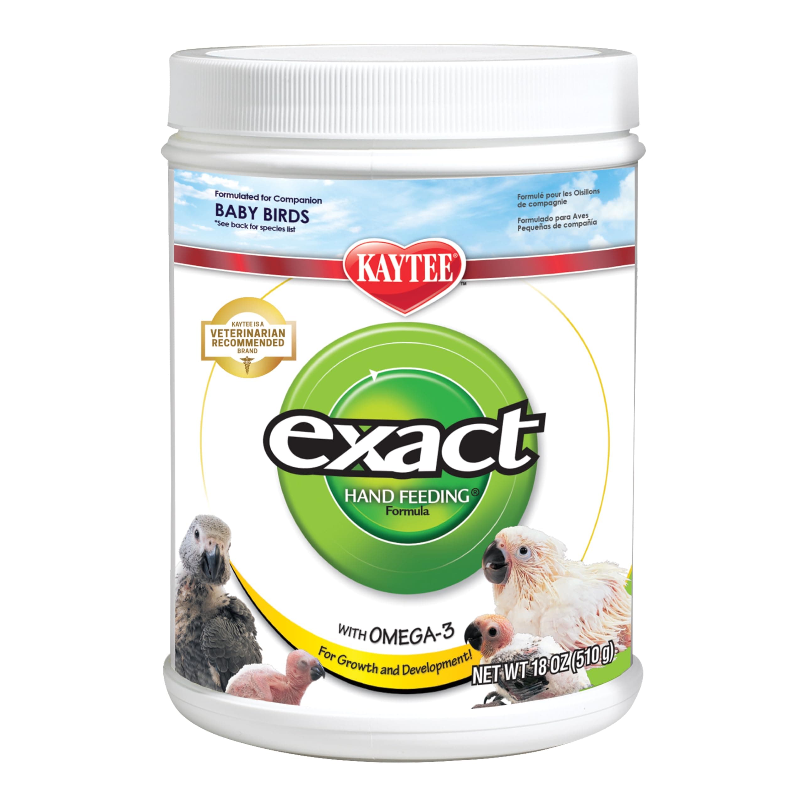 exact Hand Feed Formula Baby Bird 18.0 oz (510 g)