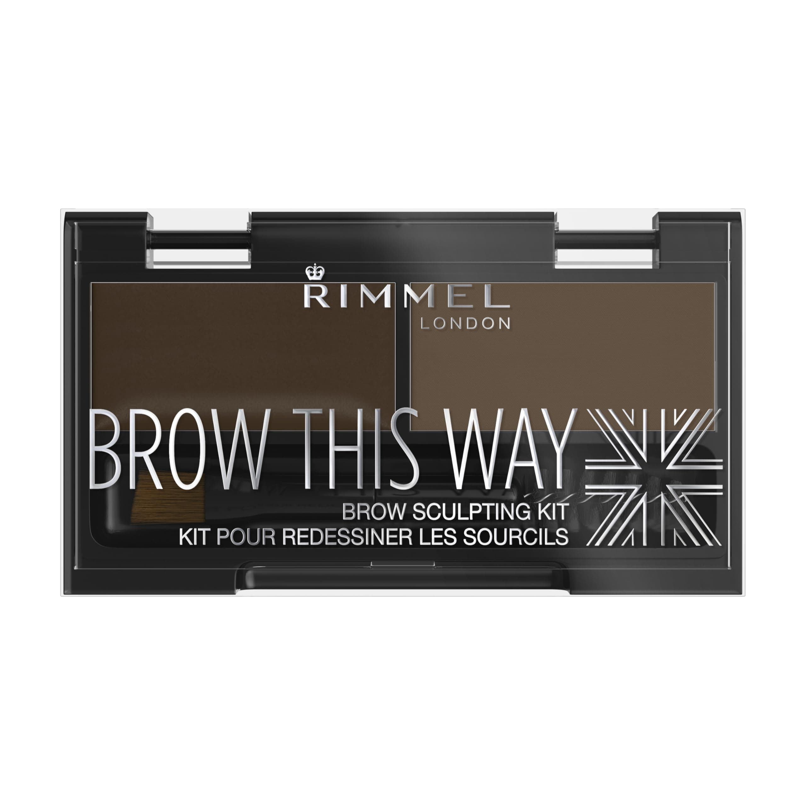London, Brow This Way Eyebrow Sculpting Kit, Dark Brown