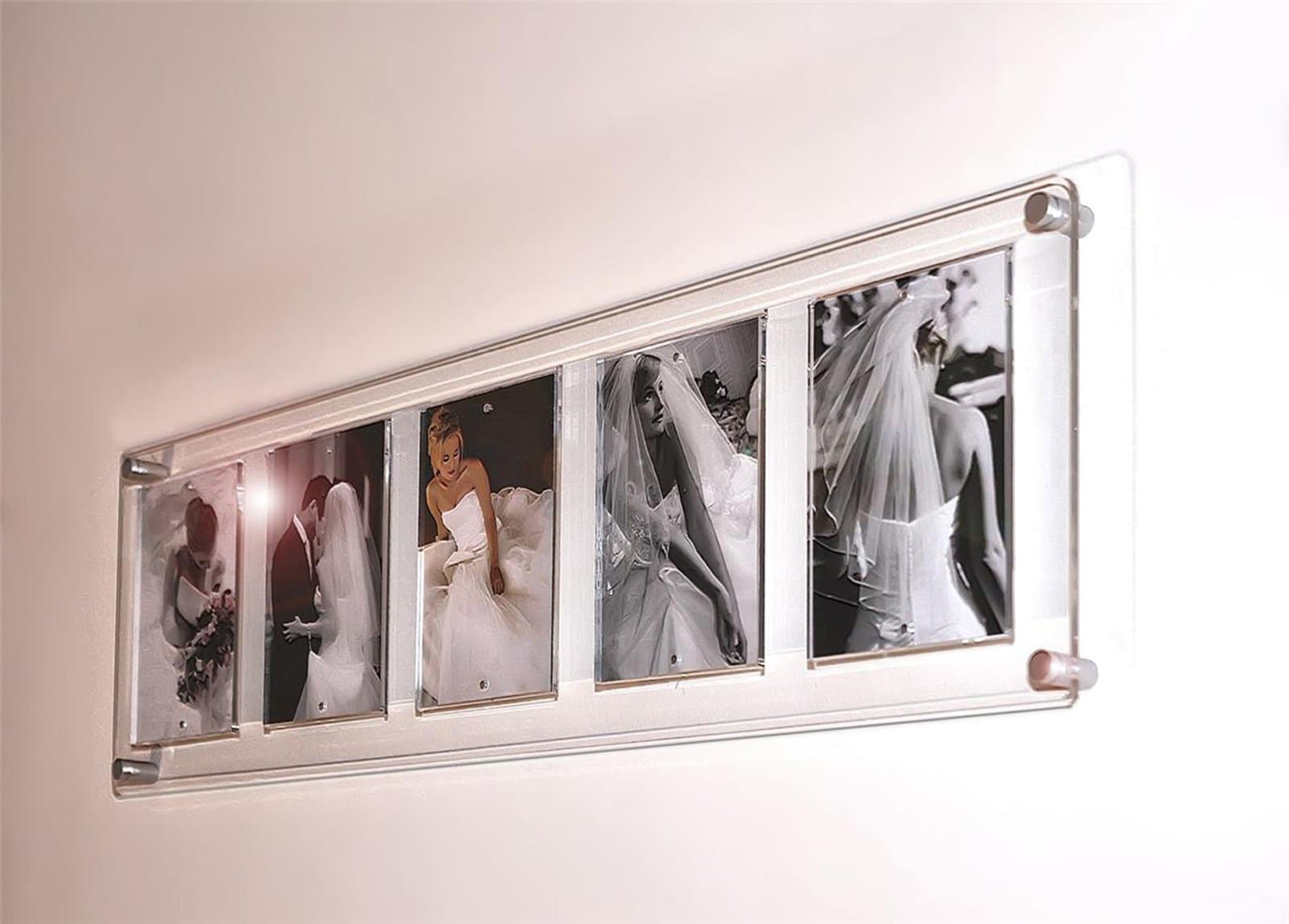 multi magnetic floating photo frame for 5x 5 x 7 (Clear)