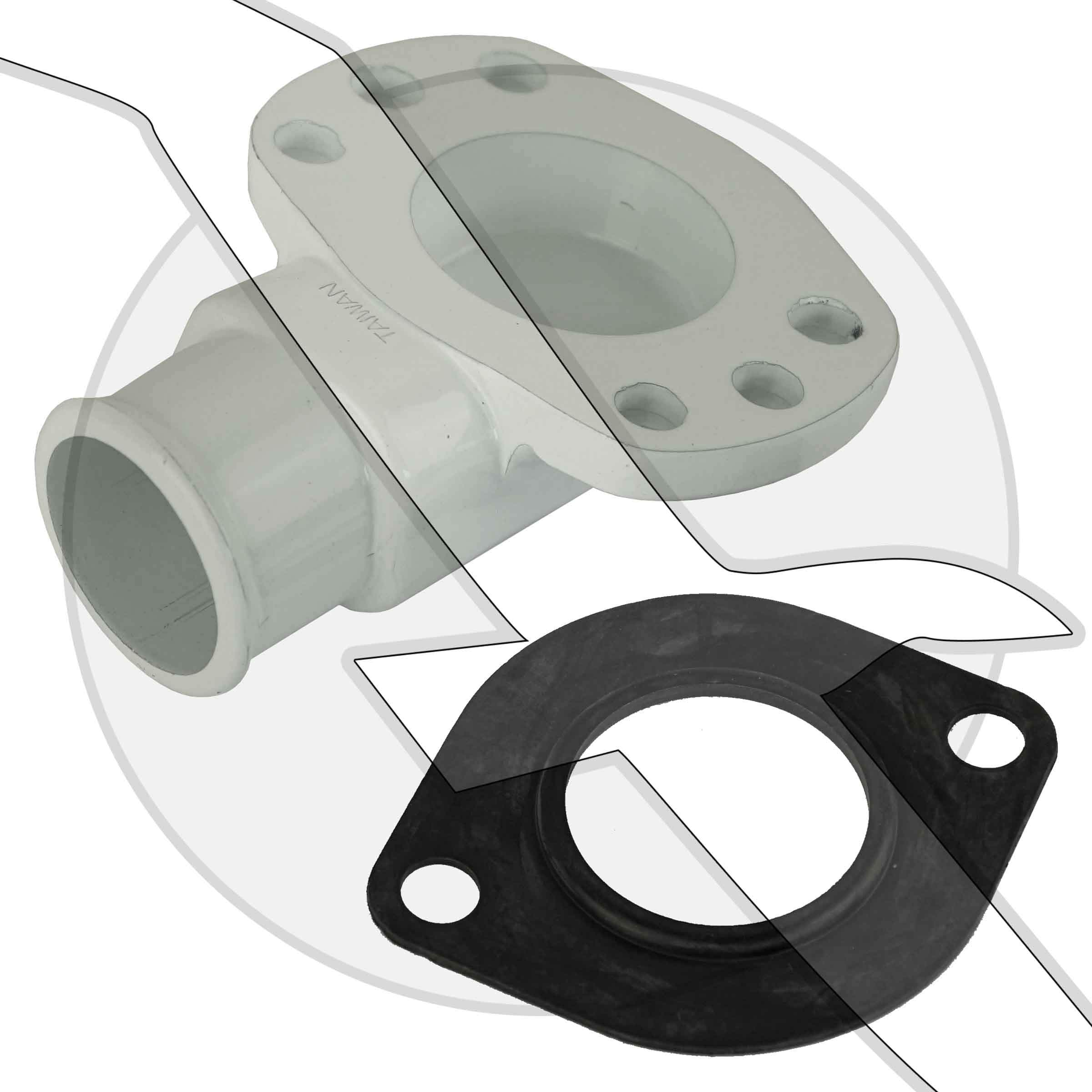 Engineered Marine Products Water Inlet Hose Connector Connection Fitting 832846 for Volvo Penta 270/280/290 Sterndrive