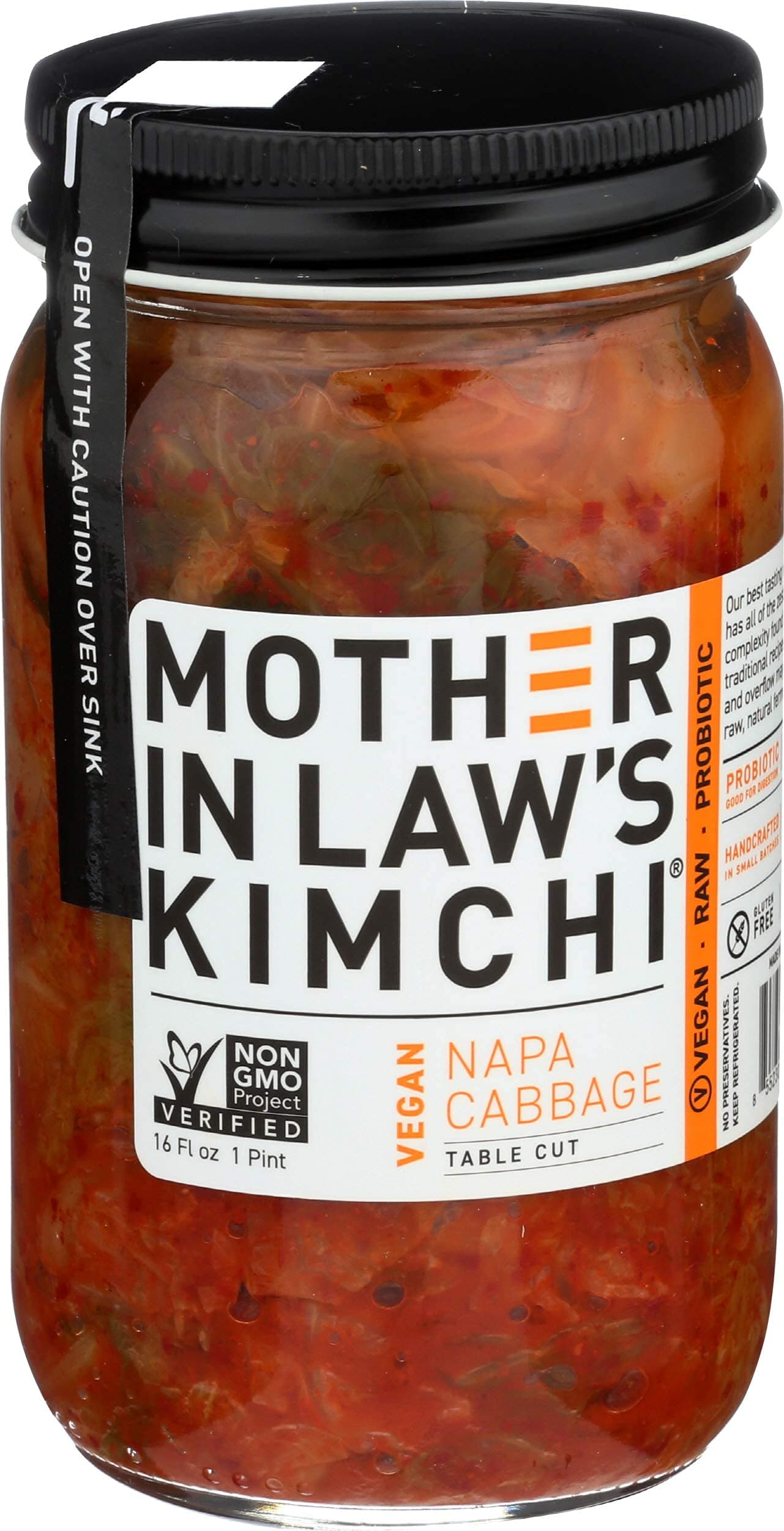 Mother In Law's Kimchi, Vegan Table Cute Napa Cabbage Kimchi, 16 Fl Oz