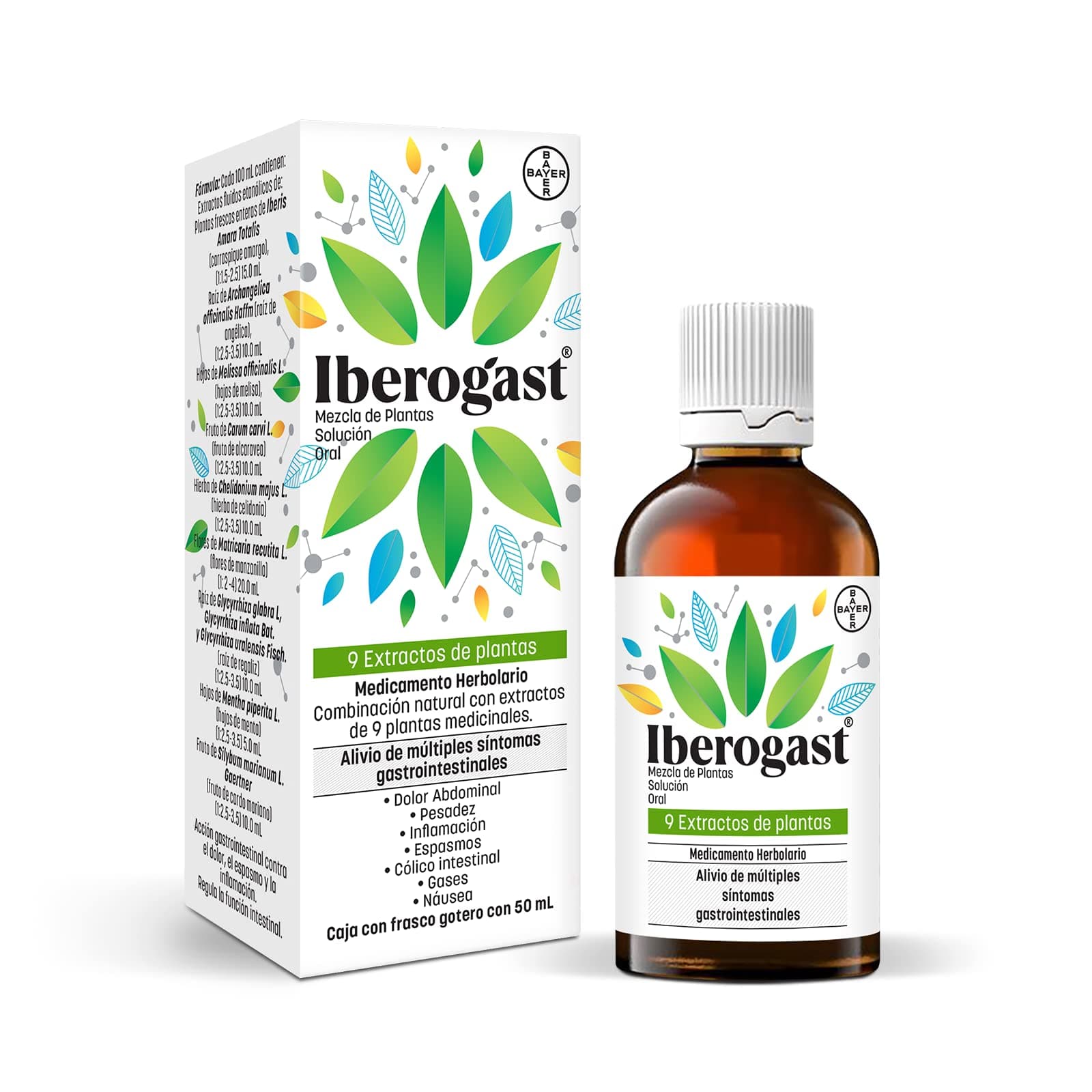 Iberogast Oral Herbal Medicine Solution for Colitis and Gastritis Dropper 50 ml