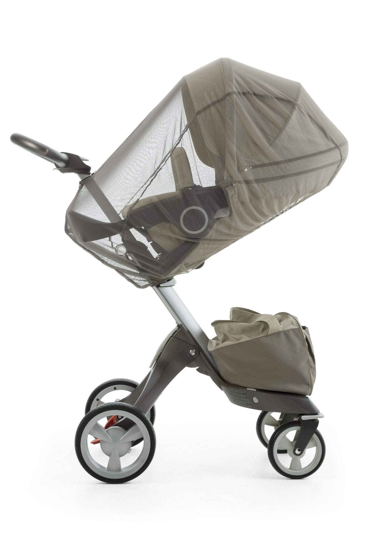 Stokke Xplory/Stroller Grey Baby Stroller with Mosquito Net - Baby Stroller with Mosquito nets (Grey, Stokke, Stroller Xplory)
