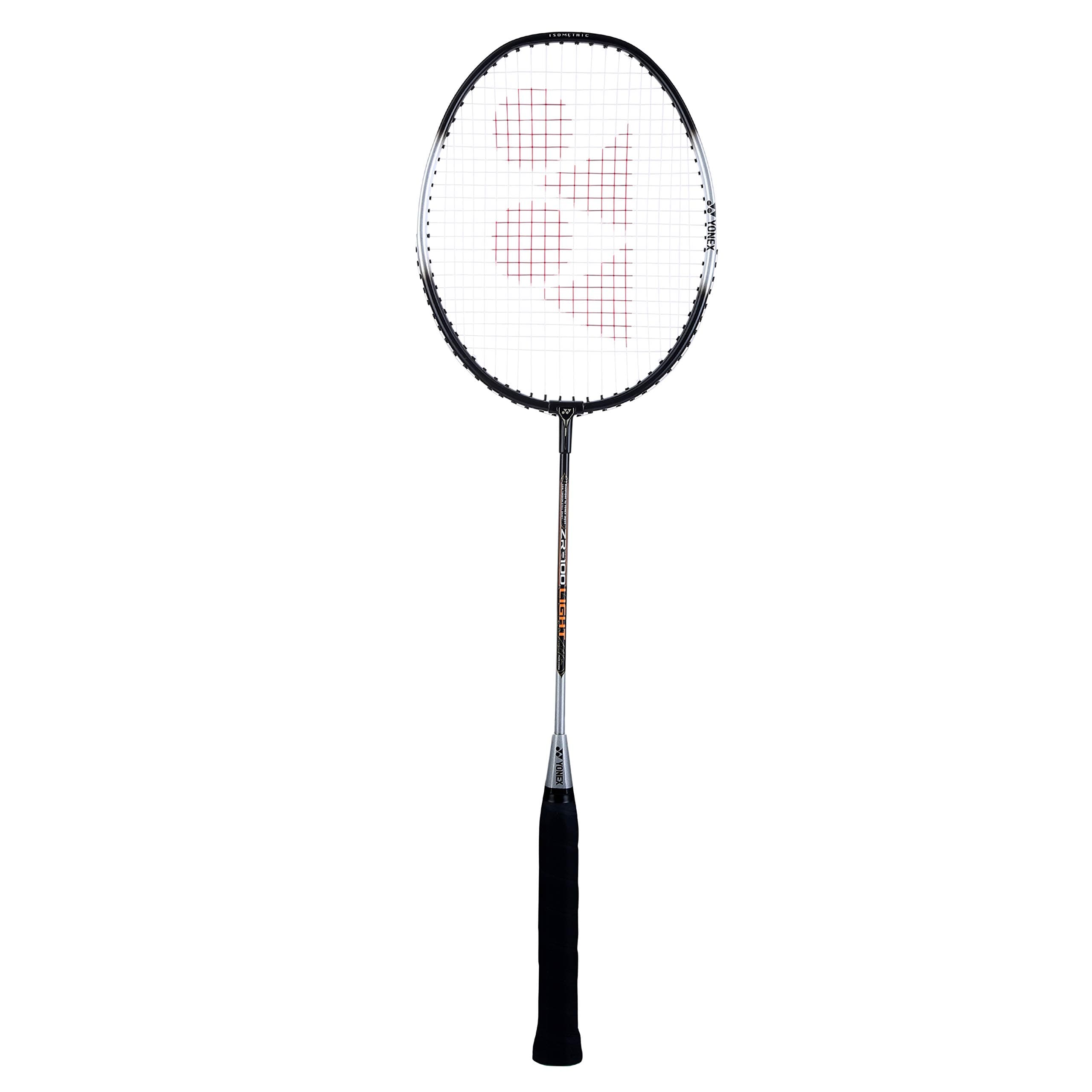 ZR 100L Aluminium Badminton Racket with Full Cover (Black)