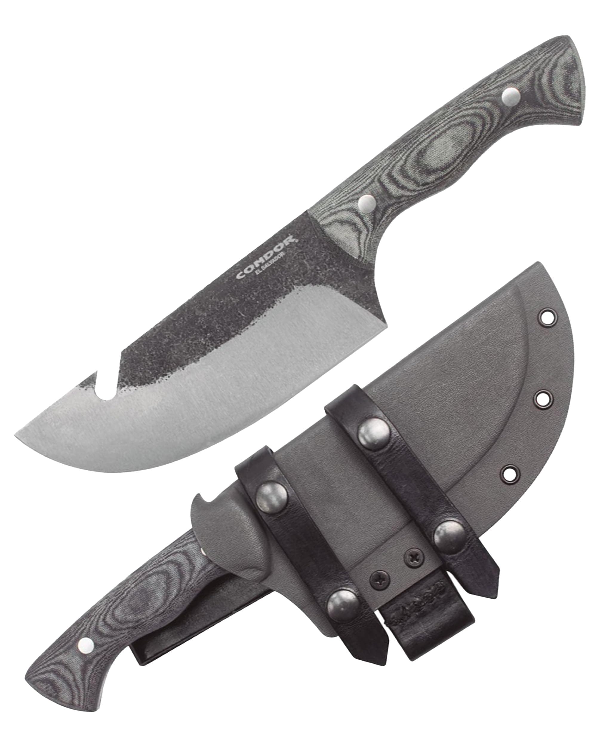 CondorTool & Knife, Bush Slicer Knife, 1095 High Carbon Steel, 12 in Overall Length, Kydex Sheath