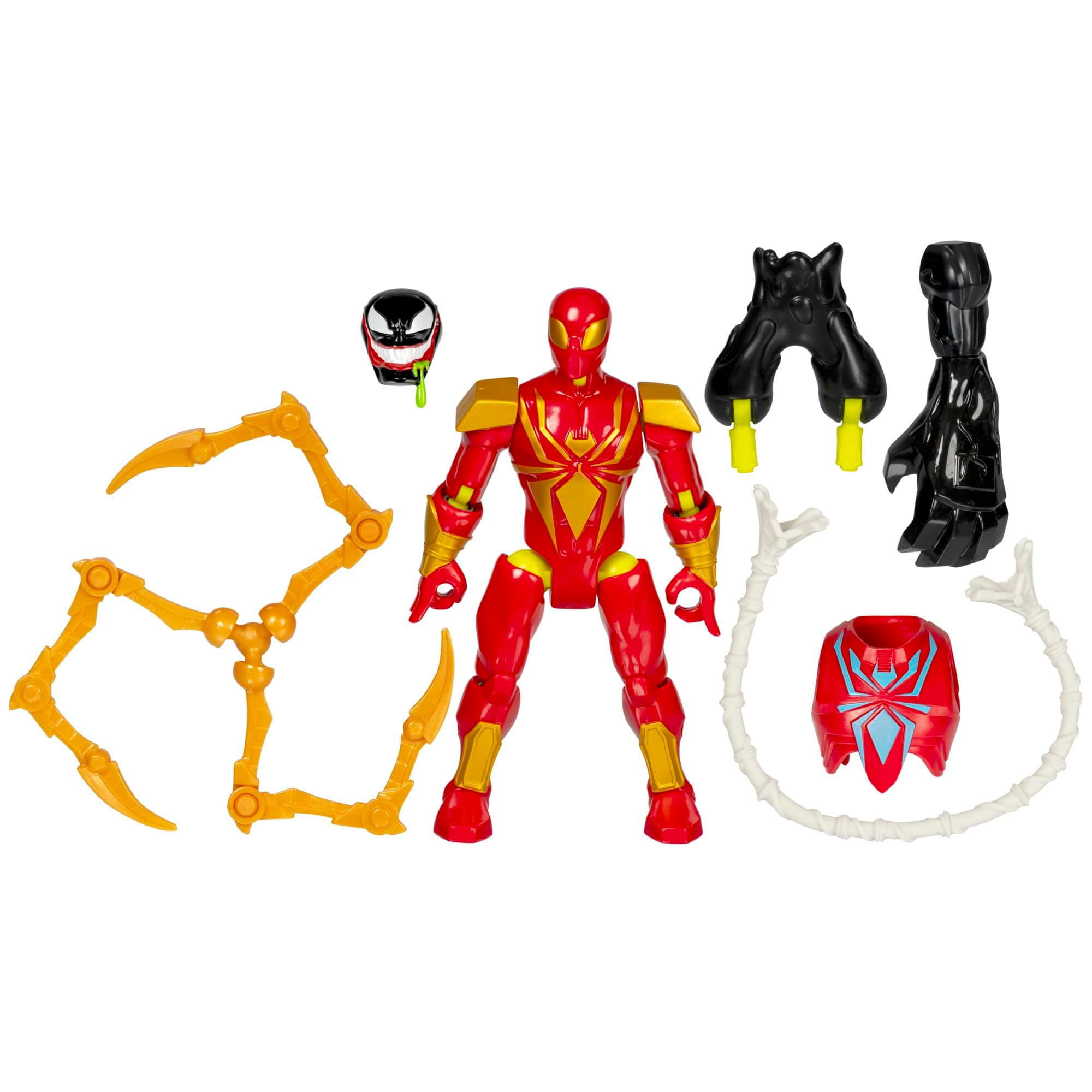 Spider-Man MixMashers Marvel Iron Spider Customisable Mix and Match Deluxe Action Figure & Accessories