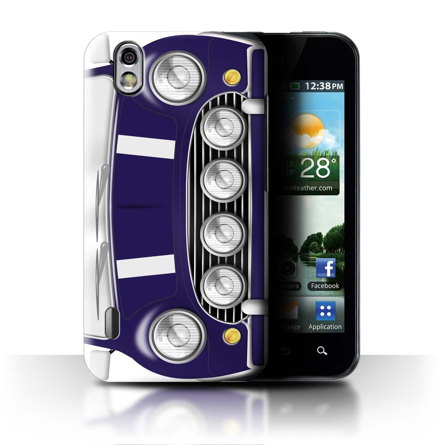 Phone Case for LG Optimus Black P970 Classic Retro Mini Tahiti Blue Transparent Clear Ultra Slim Thin Hard Back Cover