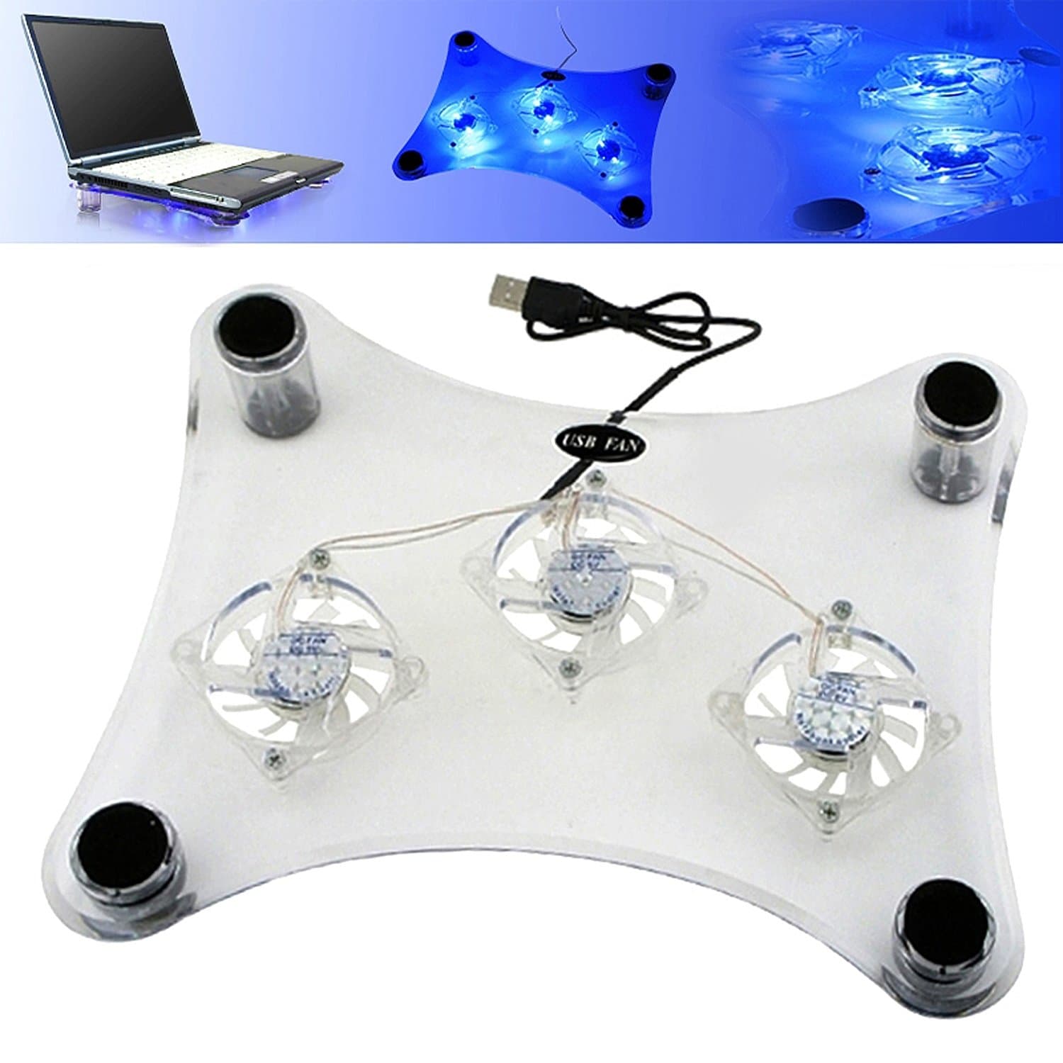 Laptop Cooler Fan, SANOXY USB Powered Laptop Cooler Pad