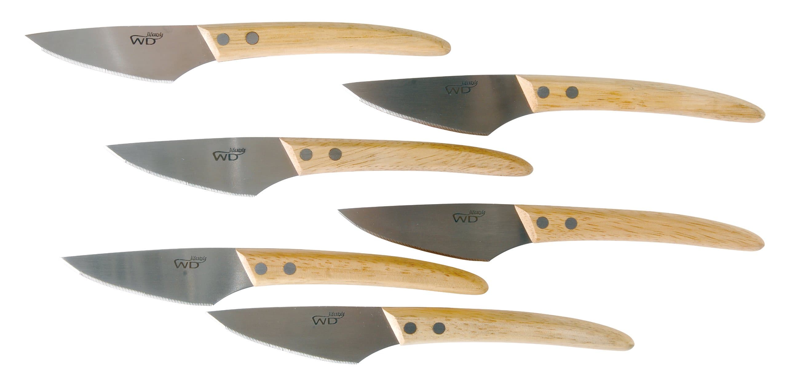 "Shark Blade Shape" Steak-Knives, Set of 6