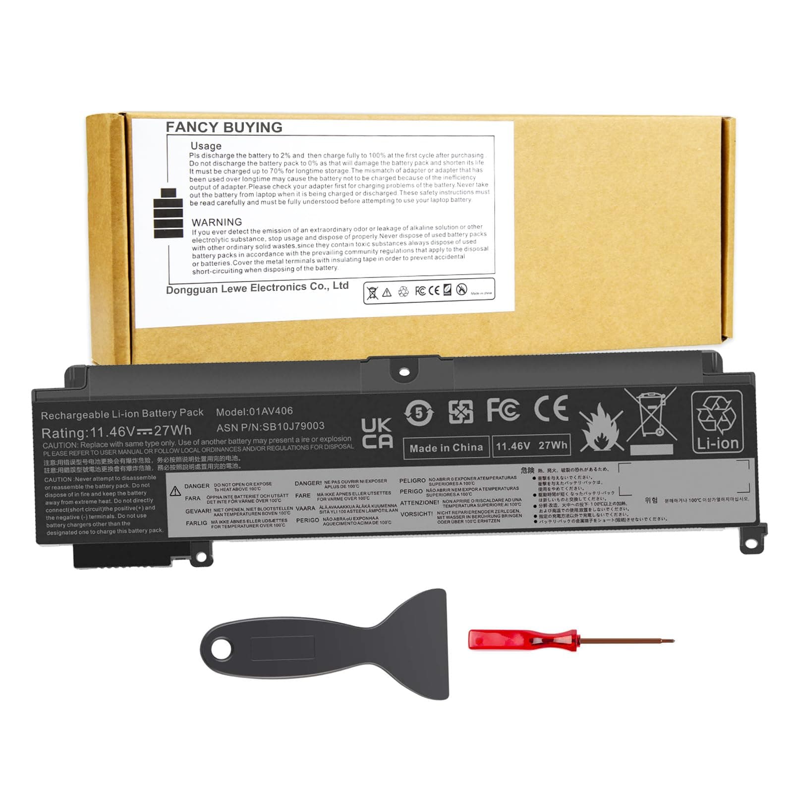 Fancy Buying L16M3P73 01AV406 Laptop Battery for Lenovo ThinkPad T460s T470s Series Notebook Internal 00HW038 00HW025 00HW024 01AV462 01AV405 01AV407 01AV408 SB10J79003