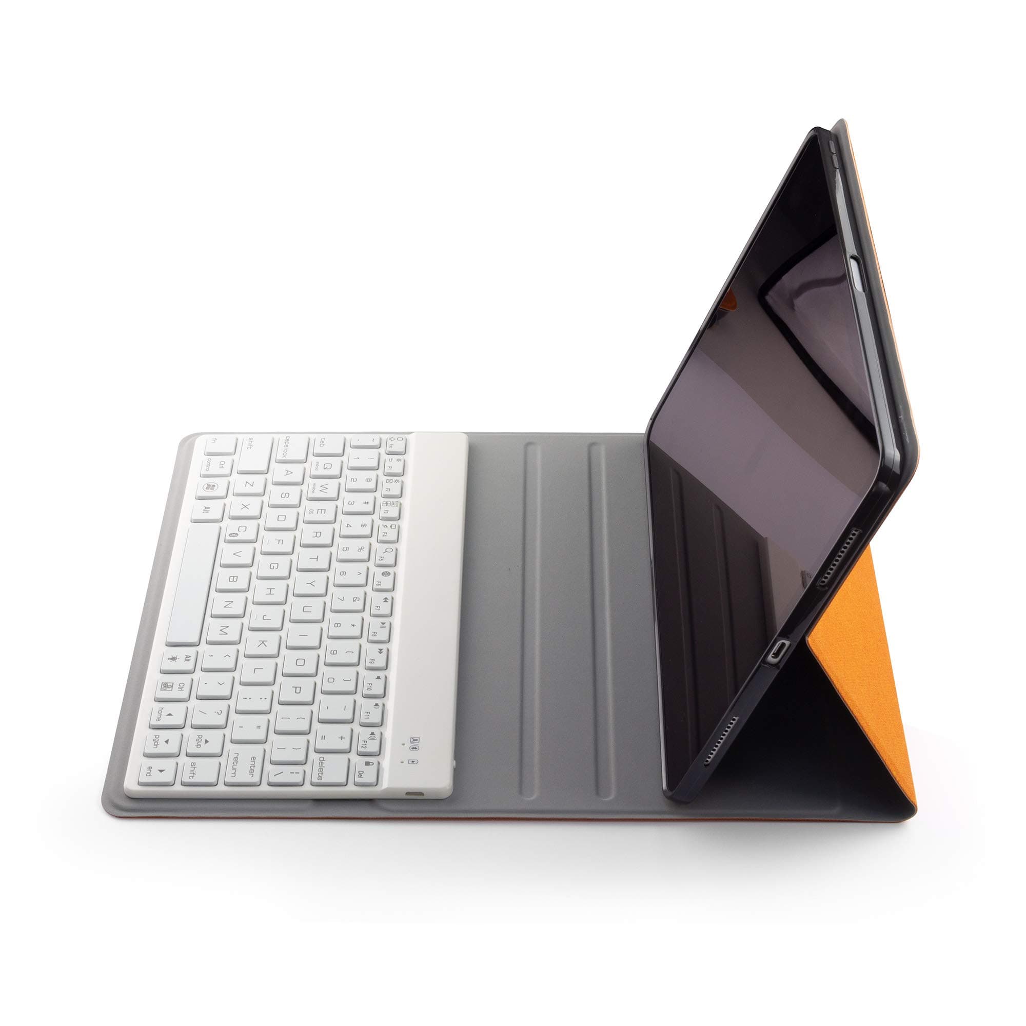 iPad 11 inch Wireless Keyboard,taStone Bluetooth Keyboard Cover 7 Color Backlit Case Luxury Pu Leather Folio Stand Case Detchable Flip Stand Tablet Protector Case Anti-Scratch for iPad Pro 11,Orange
