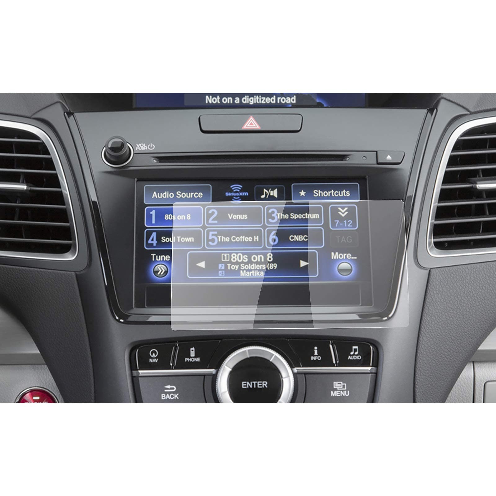 R RUIYA2016 2017 2018 RDX 29 ODMD Display 7-Inch Lower Touch Screen Protector, HD Clear TEMPERED GLASS Guard Shield Scratch-Resistant Ultra HD Extreme Clarity (7 Inches)