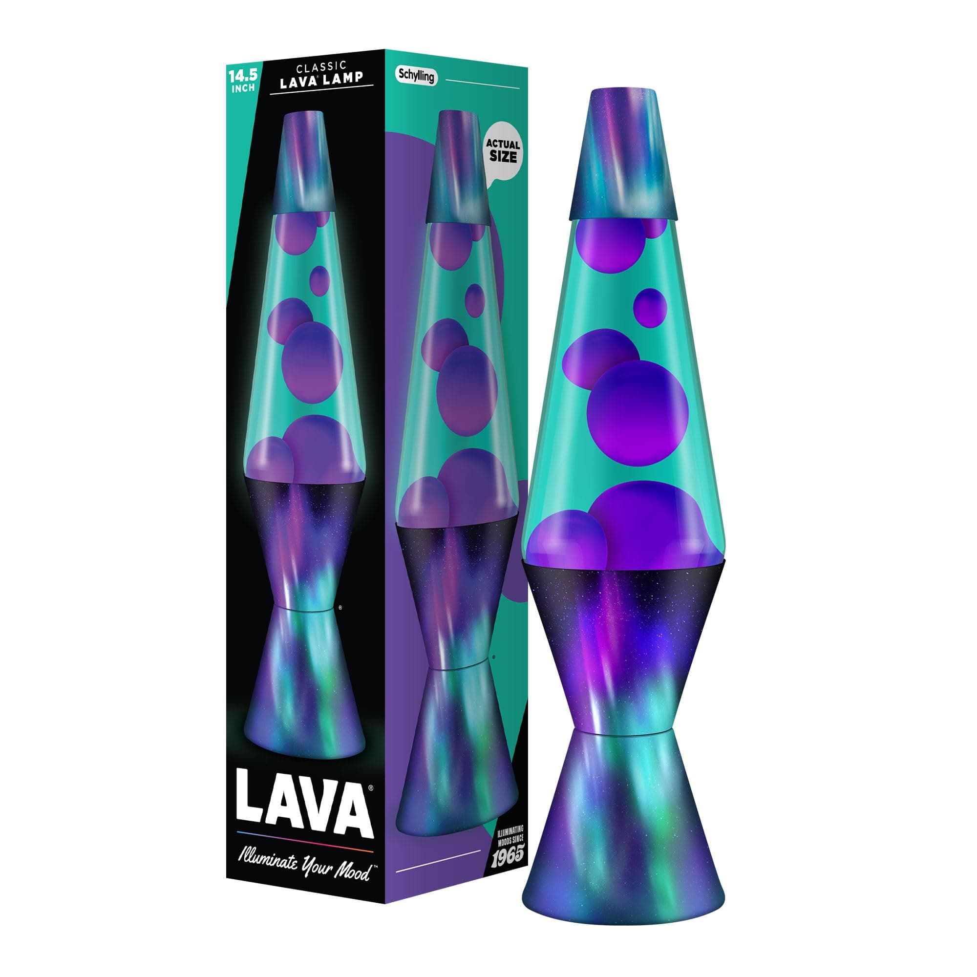 Lava® - 14.5" Aurora Borealis Lamp - Purple Wax & Blue Liquid - Item #2047 (Amazon Exclusive)