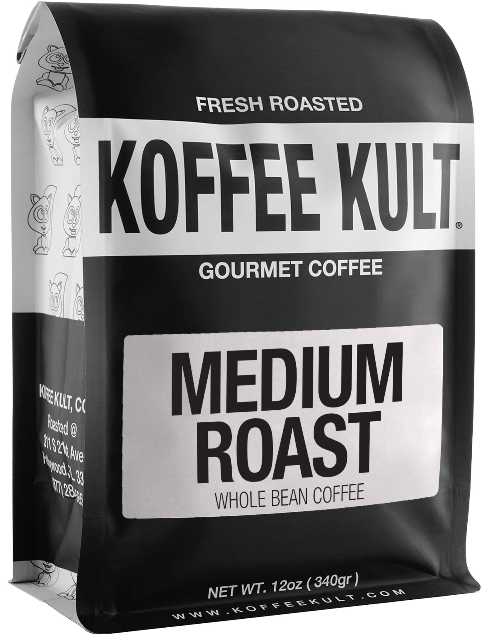 Medium Roast Coffee Beans - Whole Bean - Smooth, Balanced Flavor - Smooth and Flavorful 100% Arabica Beans - 12oz Resealable Bag