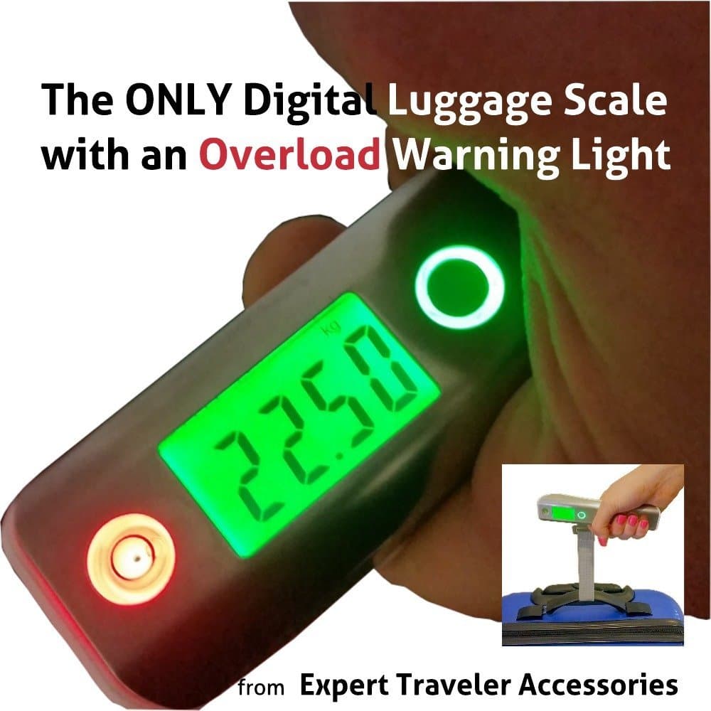 Best Digital Luggage Scale Unique Excess Overload Warning Light Free Batteries