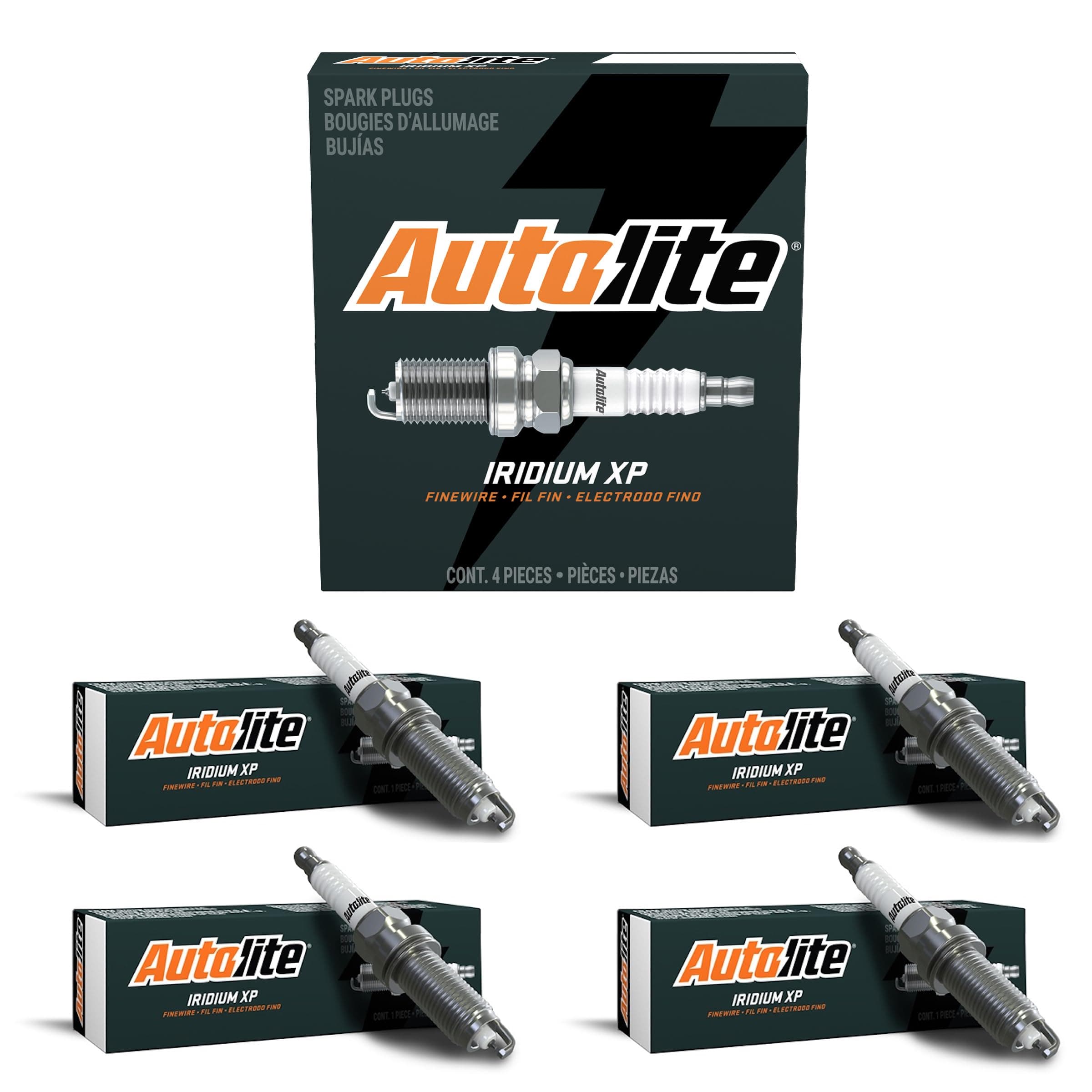 Autolite Iridium XP Automotive Replacement Spark Plugs, XP3924 (4 Pack)