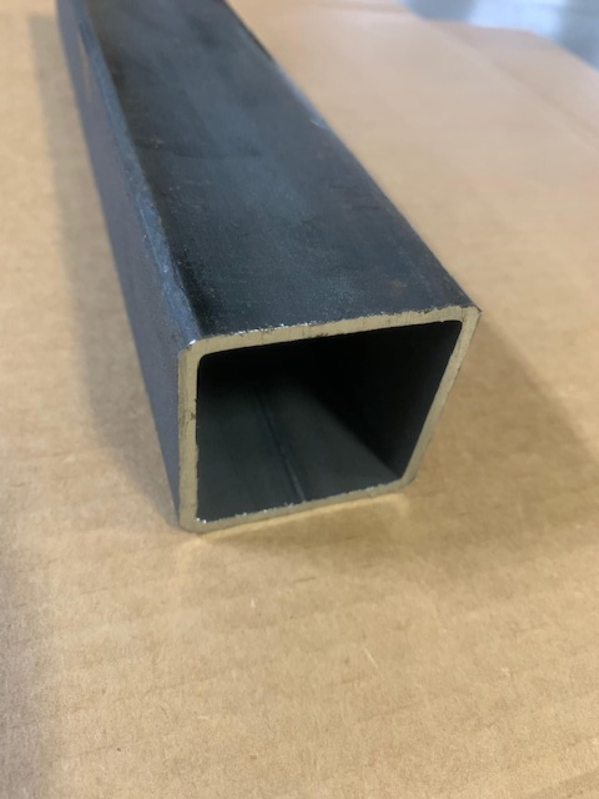 1/8" x 1.5" x 1.5" Mild Steel Square Tube, HR Steel, 0.125" Wall (48)