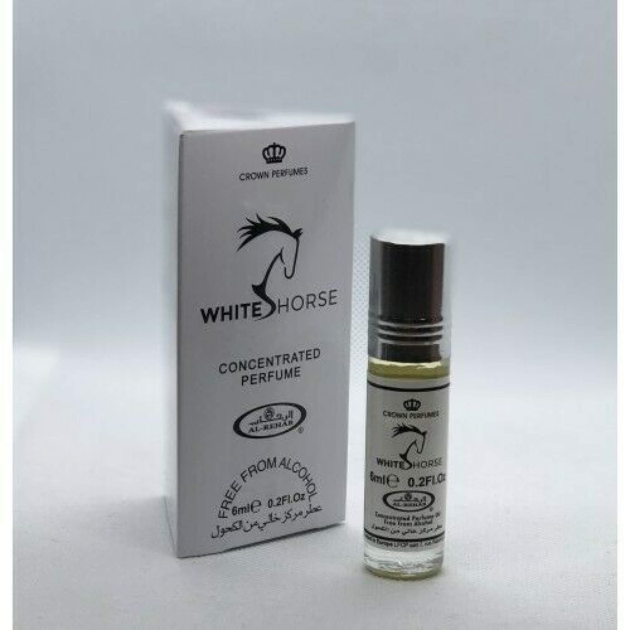 Business Square Musk Perfume Al Rehab White Horse 6ml 100% Oil