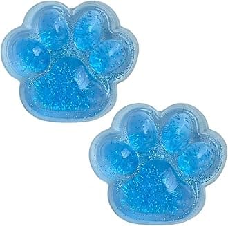 Taba Squishy Cat Paw,Soft and Stress-Relief Squishy Cat Toy,Fun Cat Squishy for Relaxation (Blue)