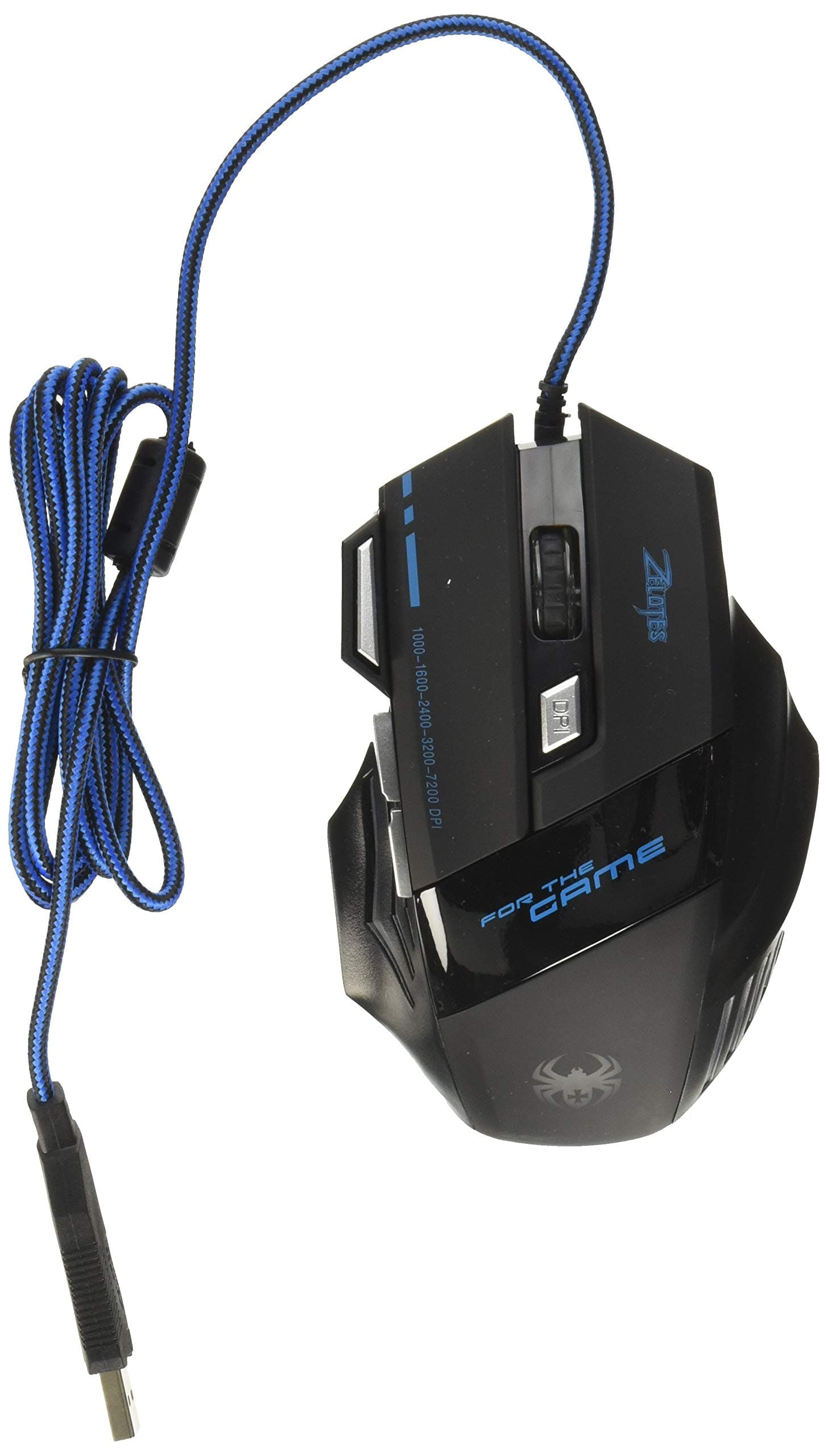 VicTsing Zelotes LED Optical 5500 DPI 7 Button USB Wired Gaming Mouse Mice For Pro Gamer