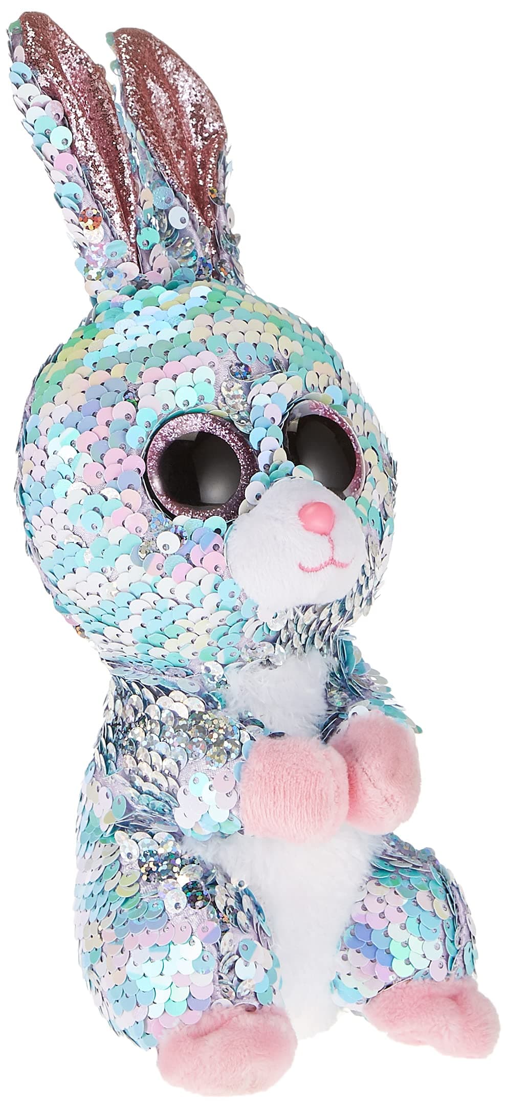 Ty Raindrop - Bunny Sequin reg, Multicolored, 6 inches