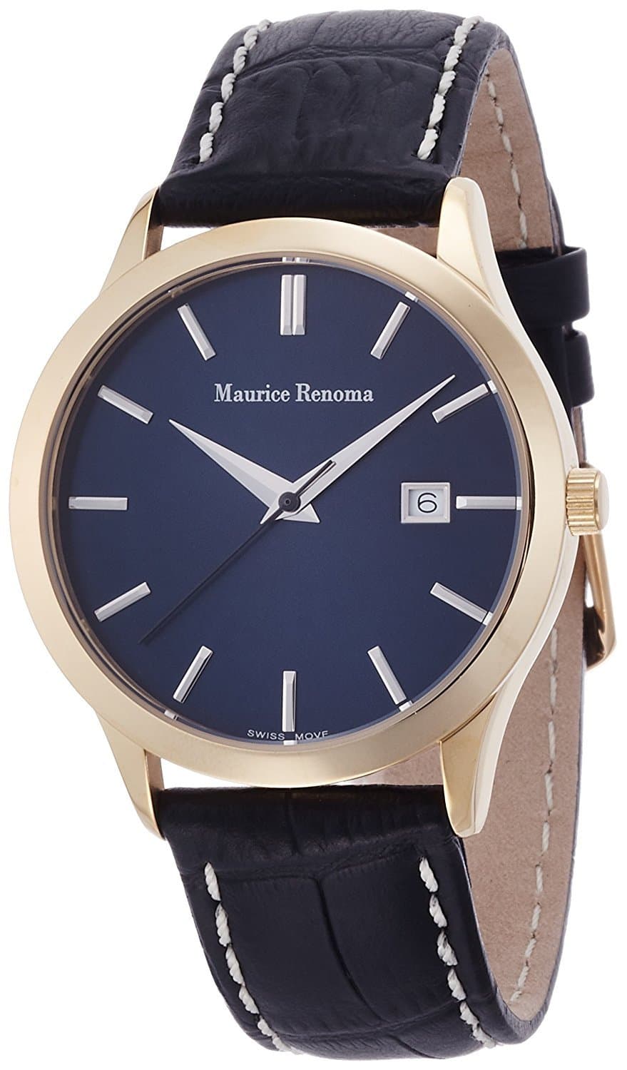 Maurice Renoma watch Frejus analog display date display 3 ATM water resistant navy MR-1515 NAVY Men's [regular imported goods]