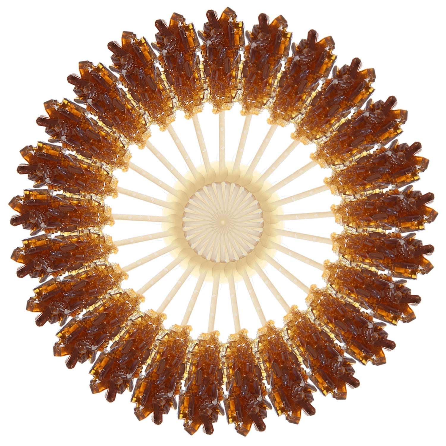 Brown sugar sticks individually wrapped perfect for coffee tea and drinks, barista swizzle sticks and rock candy crystals, 25 pieces
