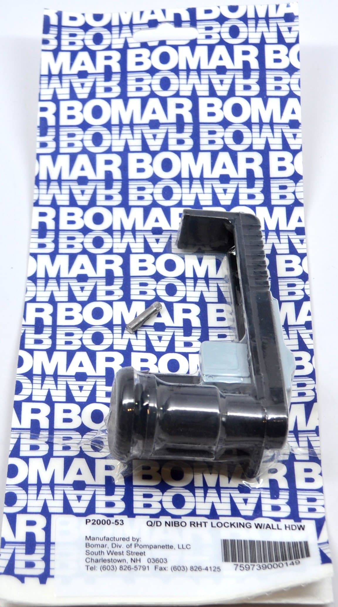 Bomar Right Locking Quick Dog (Nibo) P2000-53