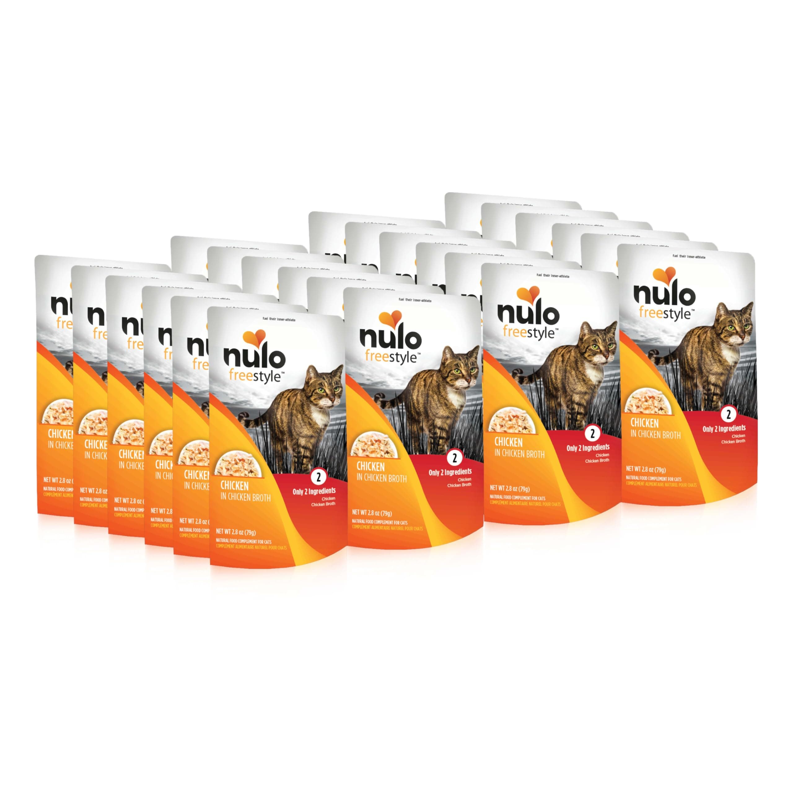 Nulo Freestyle Cat & Kitten Wet Cat Food Pouch, Premium All Natural Grain-Free Soft Cat Food Topper with Amino Acids for Heart Health and High Animal-Based Protein