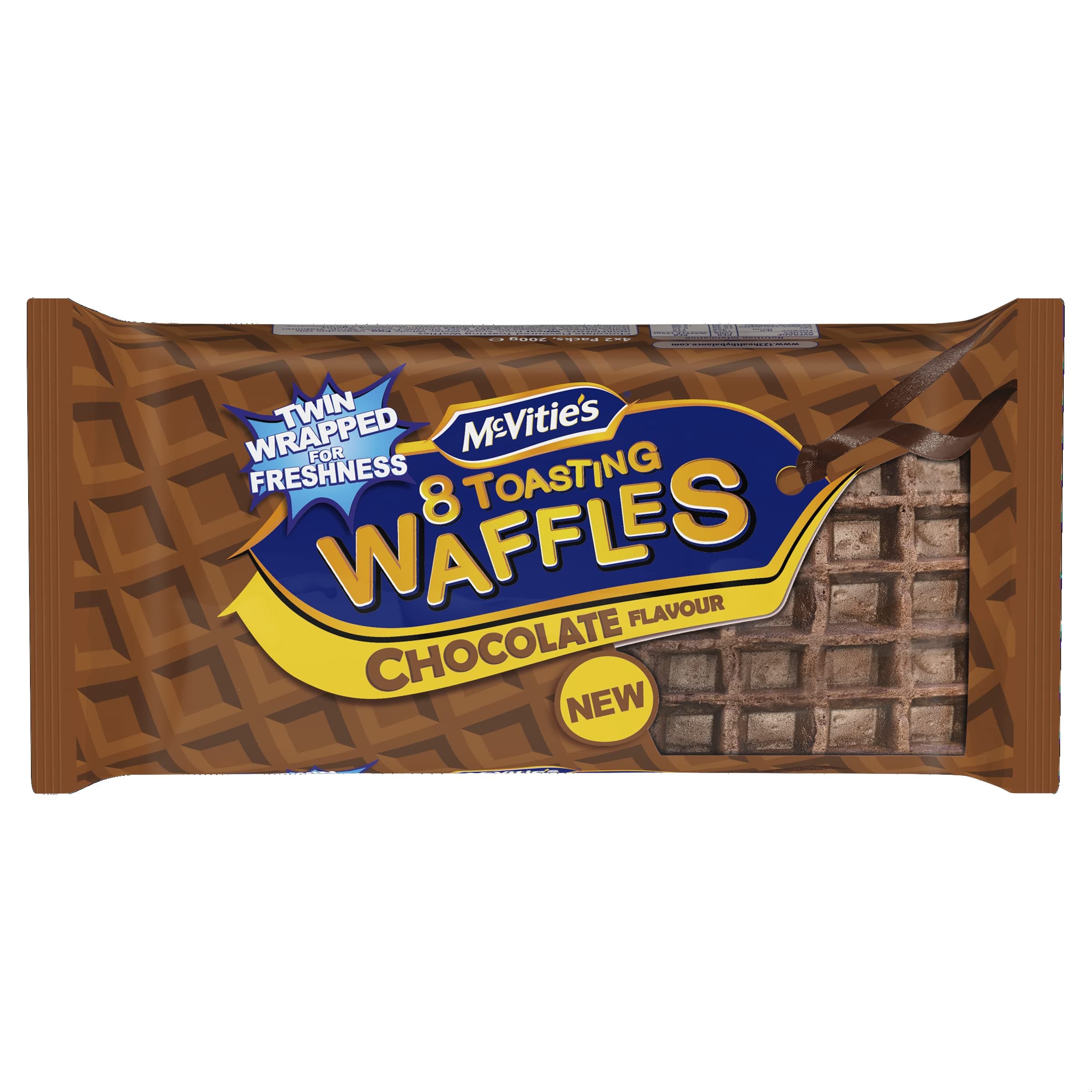 Toasting Waffles Chocolate Flavour, 224 grams Waffles