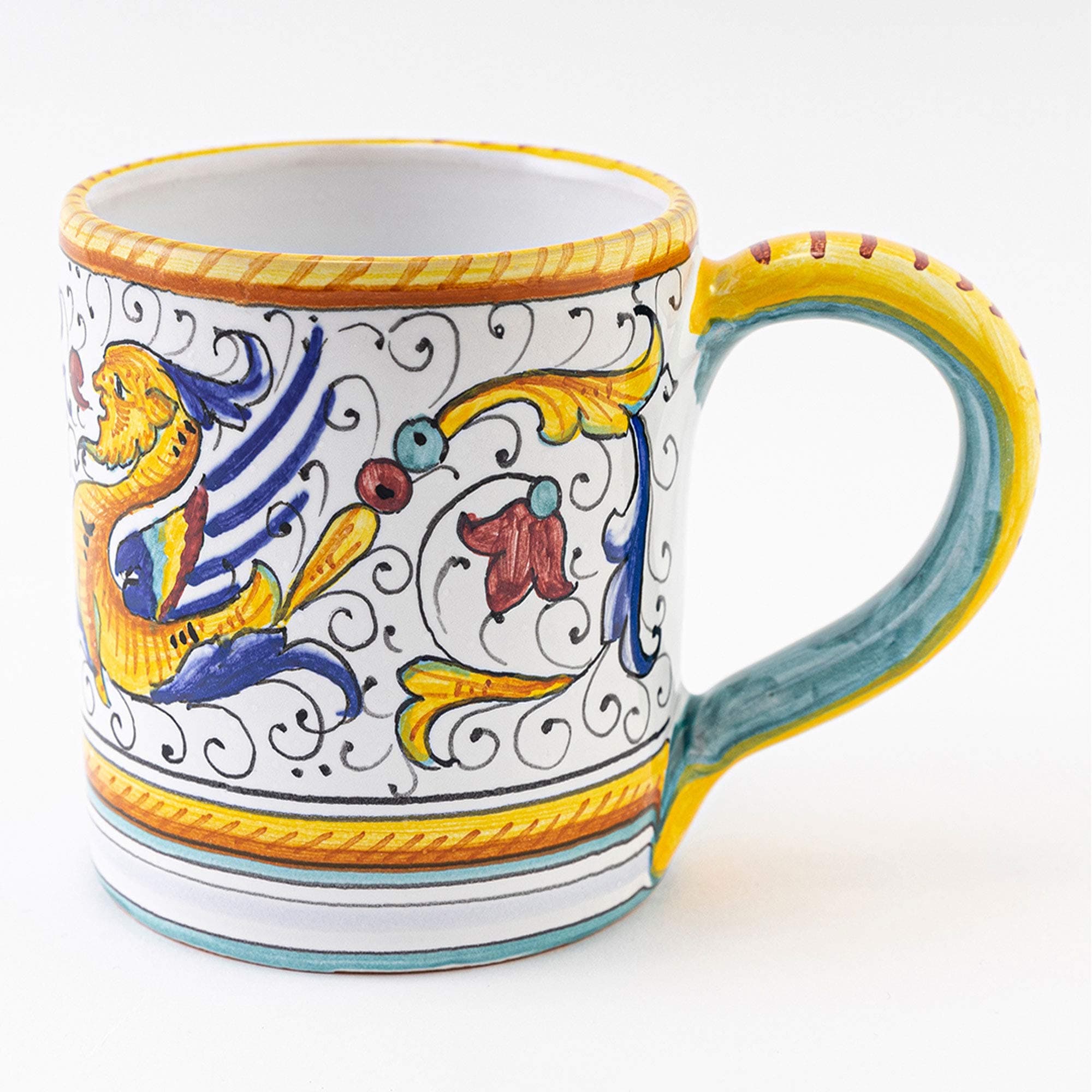 Italian Ceramic Mug Raffaellesco