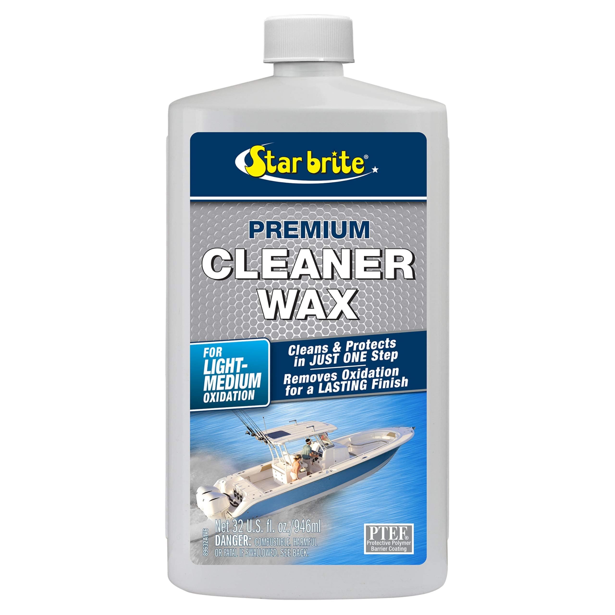STAR BRITE One-Step Heavy Duty Cleaner Wax with PTEF