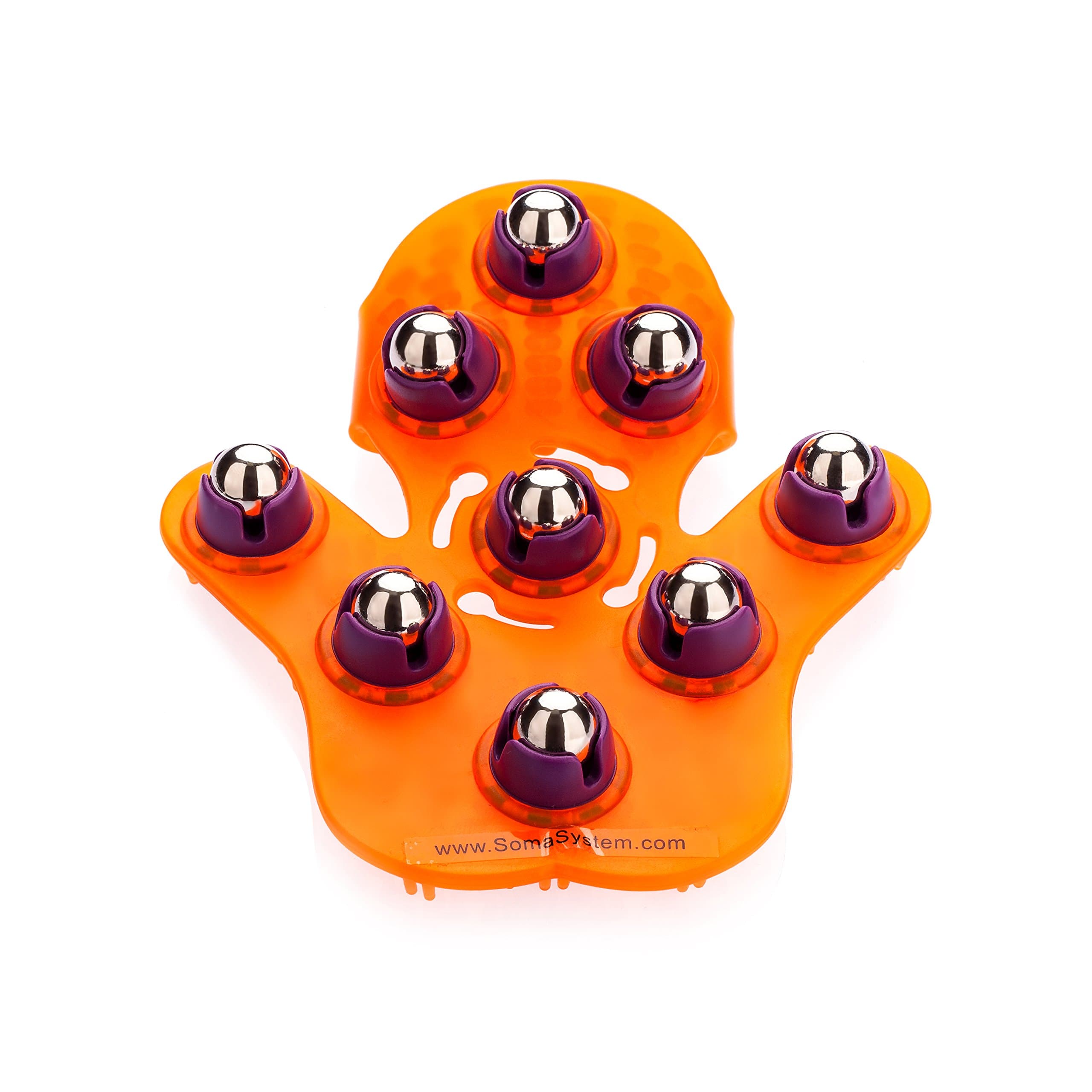 9-Ball Massage Glove: The Most Enjoyable Self Massage Tool. Small and Portable Self myofascial Release Tool that Fits into Your Pocket. Use for Melt Method, Yoga Tune-Up and Yamuna