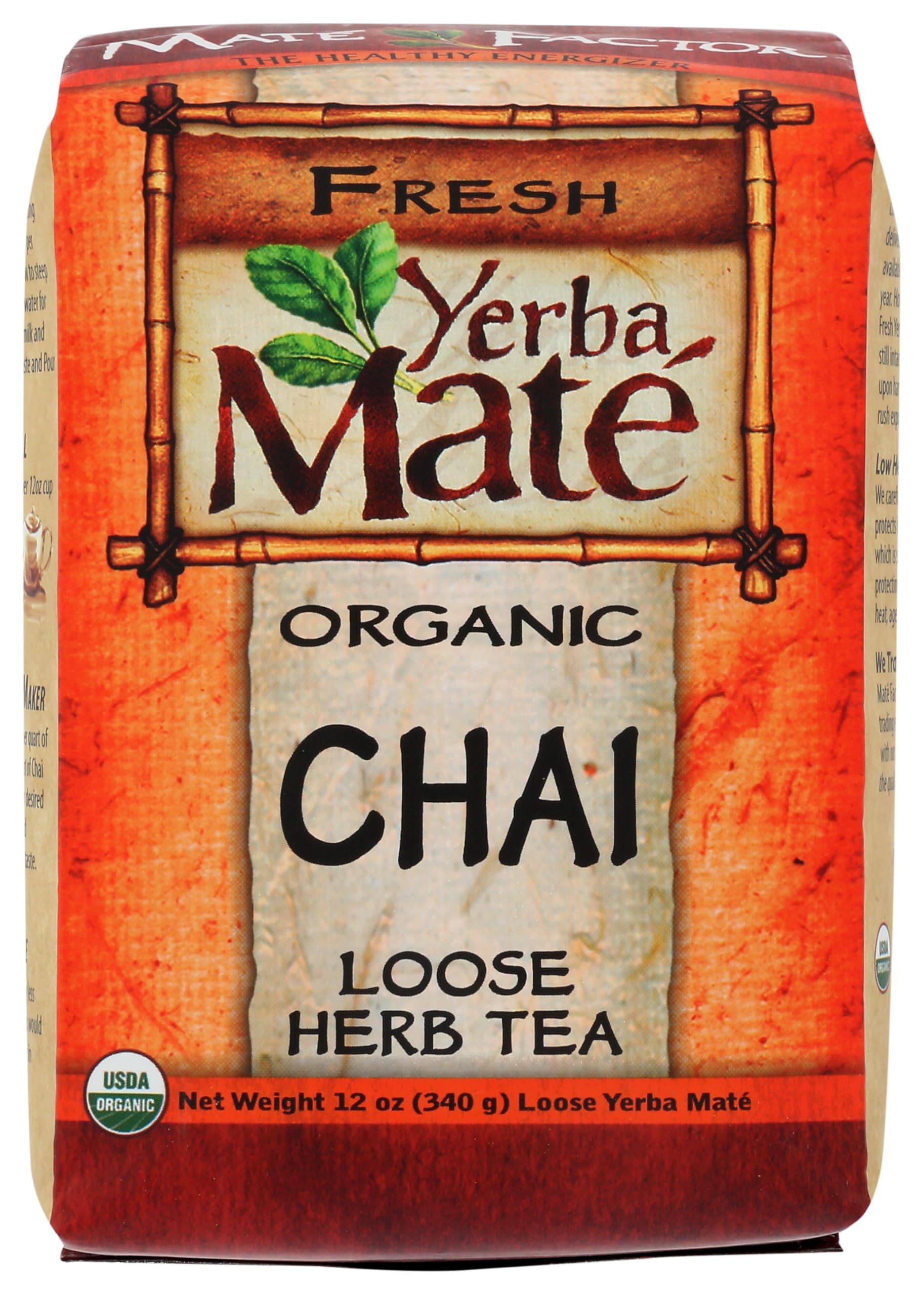 Yerba Organic Chai Loose, 12 Ounce