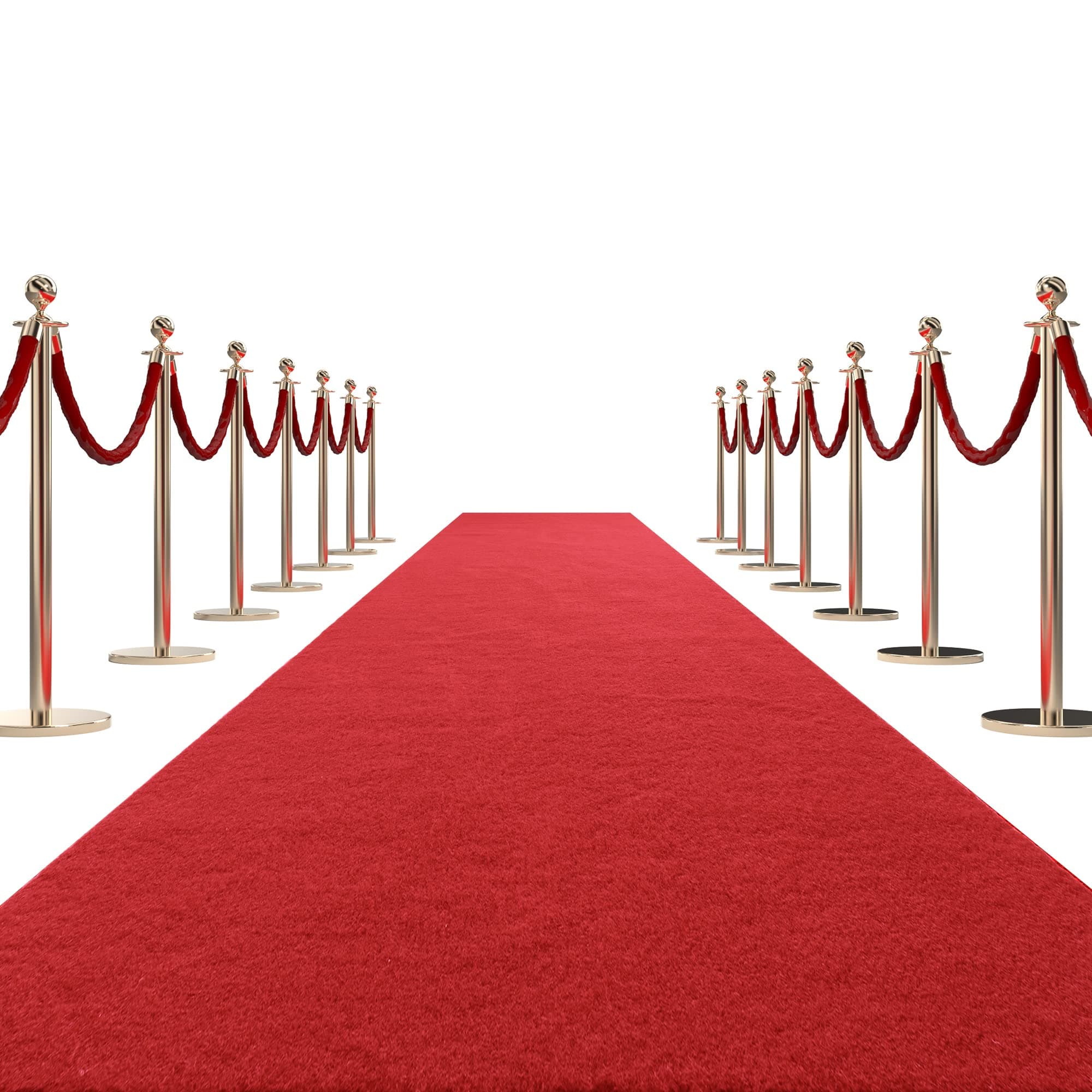HOMBYS 450 GSM Extra Thick 3x10 ft Red Carpet Runner for Partys & Events, Heavy-Duty Felt Aisle Runway Rug for Steps, Prom Proposal & Wedding Ceremony Decorations, Hollywood Oscars for VIP Awards