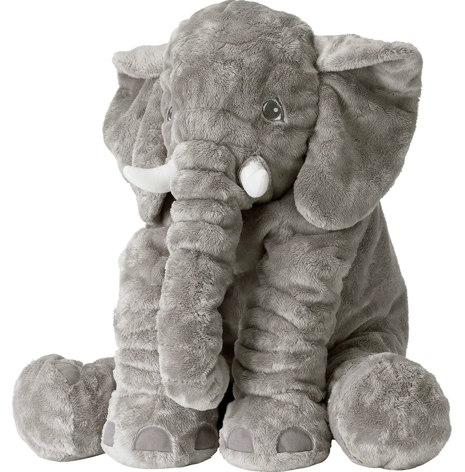 Elephant Plush Toy Extra Large Size Animal Plush Doll Toy Grey 24 inch
