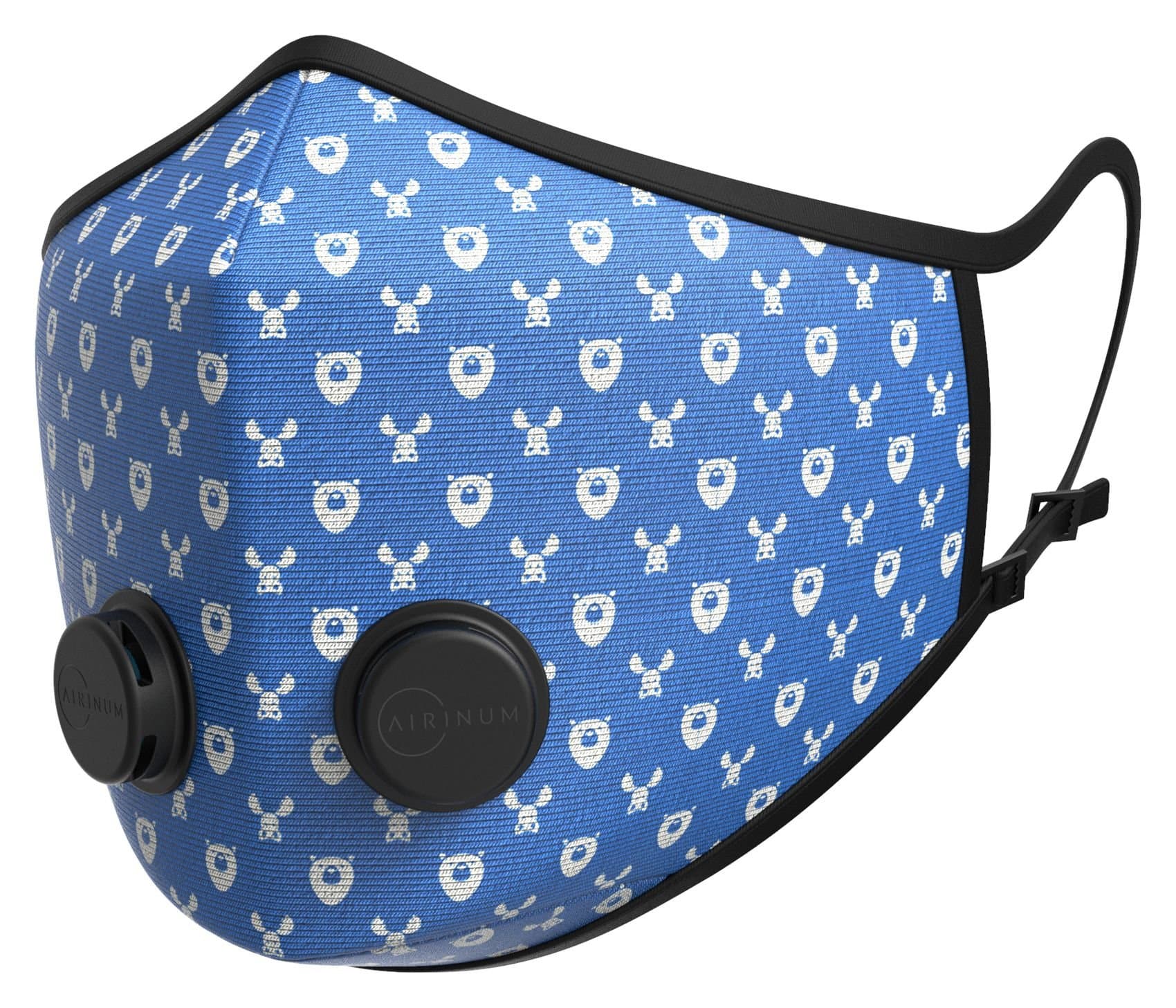 Airinum Urban Air Mask 1.0 – Wildlife Blue S | Reusable & Adjustable Mask That Protects Against Air Pollution, PM2.5, Smog, Dust | for Outdoor Activities, Cycling, Travel