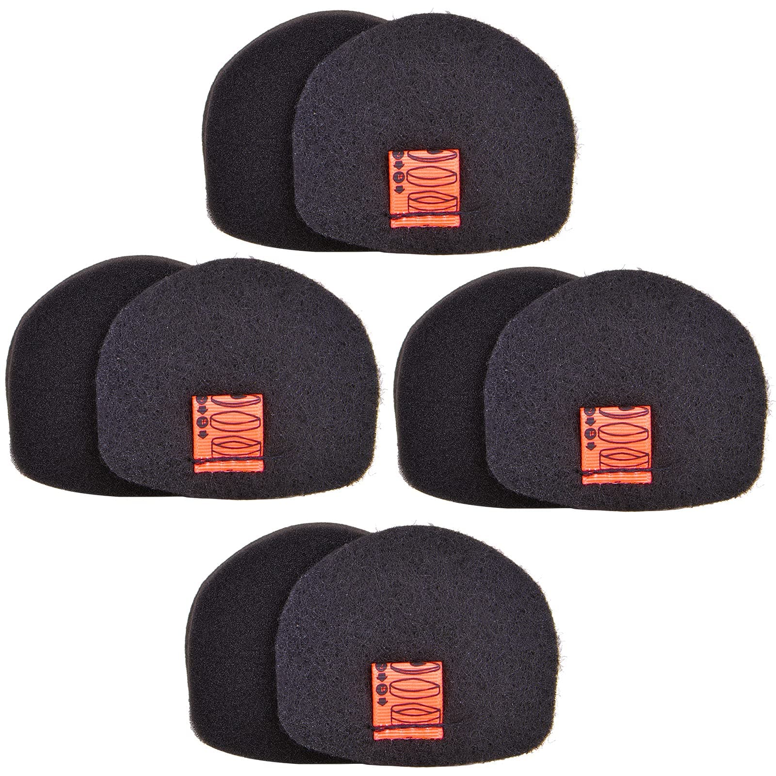 for Shark Cordless Handheld Vacuum UltraCyclone Pet Pro Plus Replacement Foam Felt Filters, Compatible with Shark CH901 CH950 CH951 CH951C CH900WM XL Dust Cup Filter, Part #XFTRCH900 4 Pack