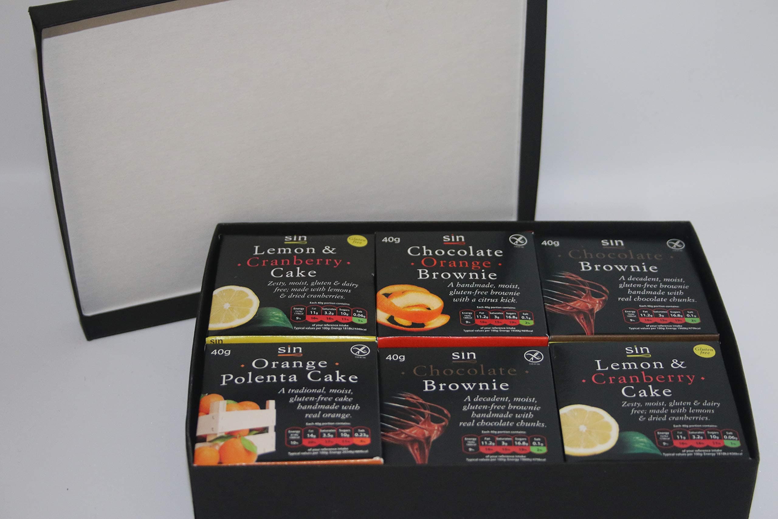 Sin Gluten Free Goodies Gift Box Selection 40g x 6