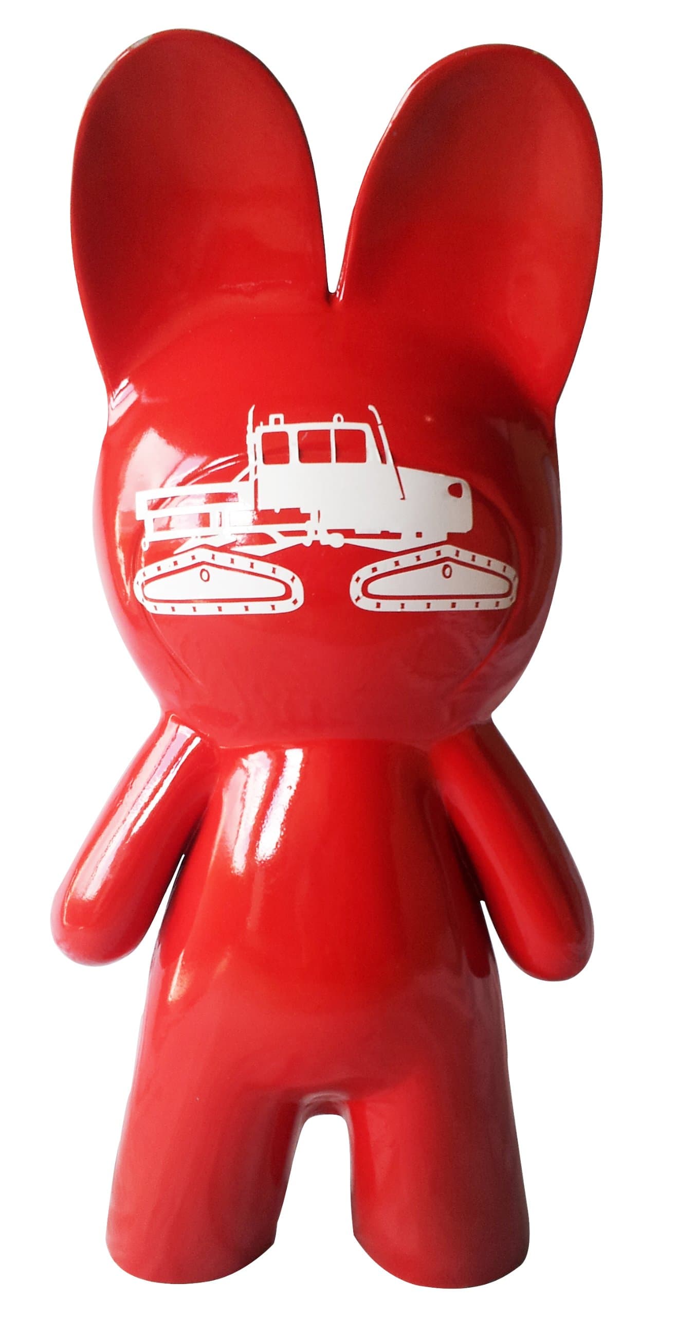 SPACECRAFT Fiberglass Bunny Hoodie, Red, One Size